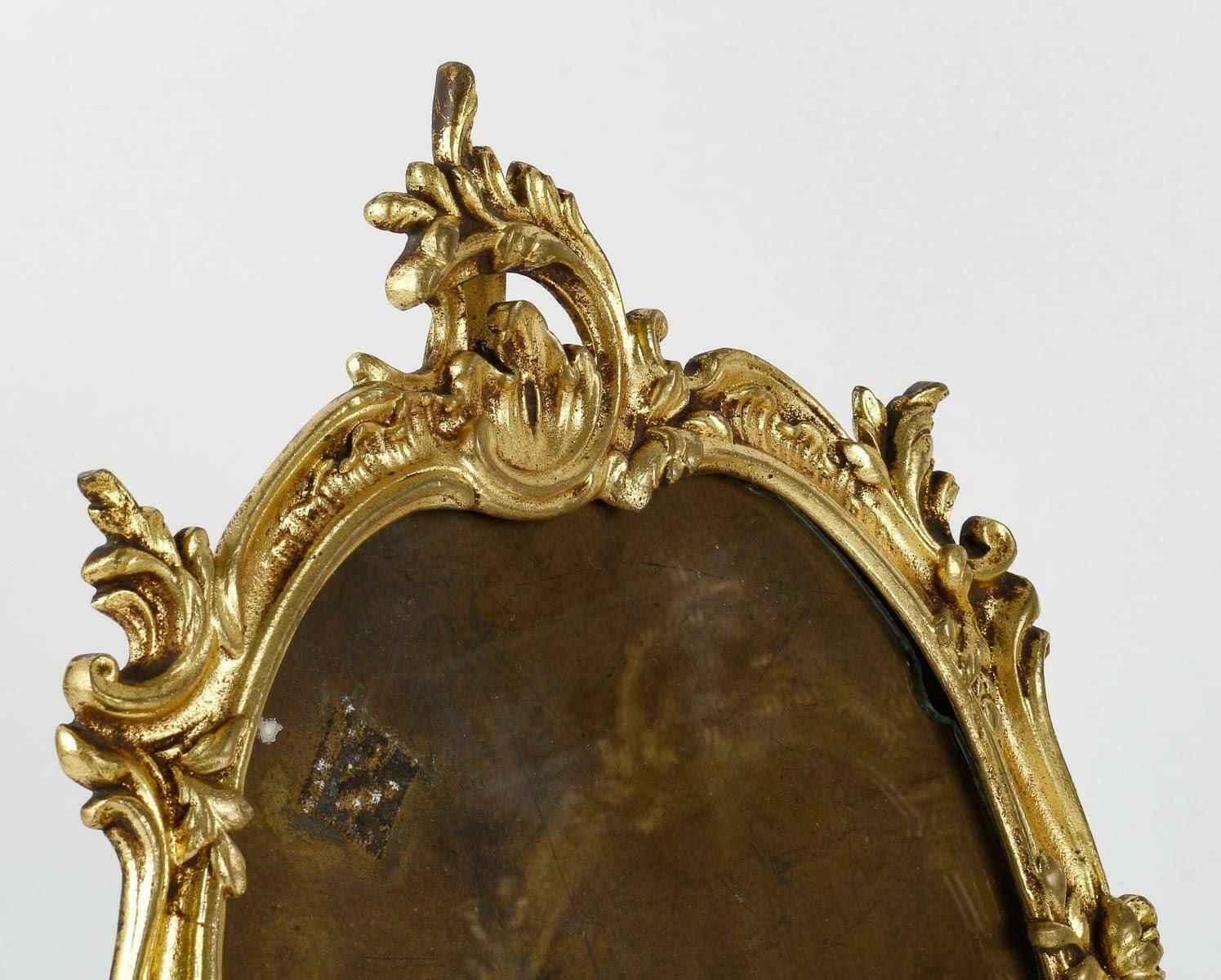 Pair Of Bronze Photo Frames, Napoleon III Period. photo vinterior