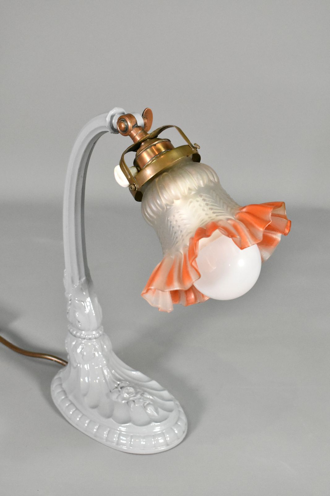 French Art Nouveau Desk Lamp, 1900s photo Lighting