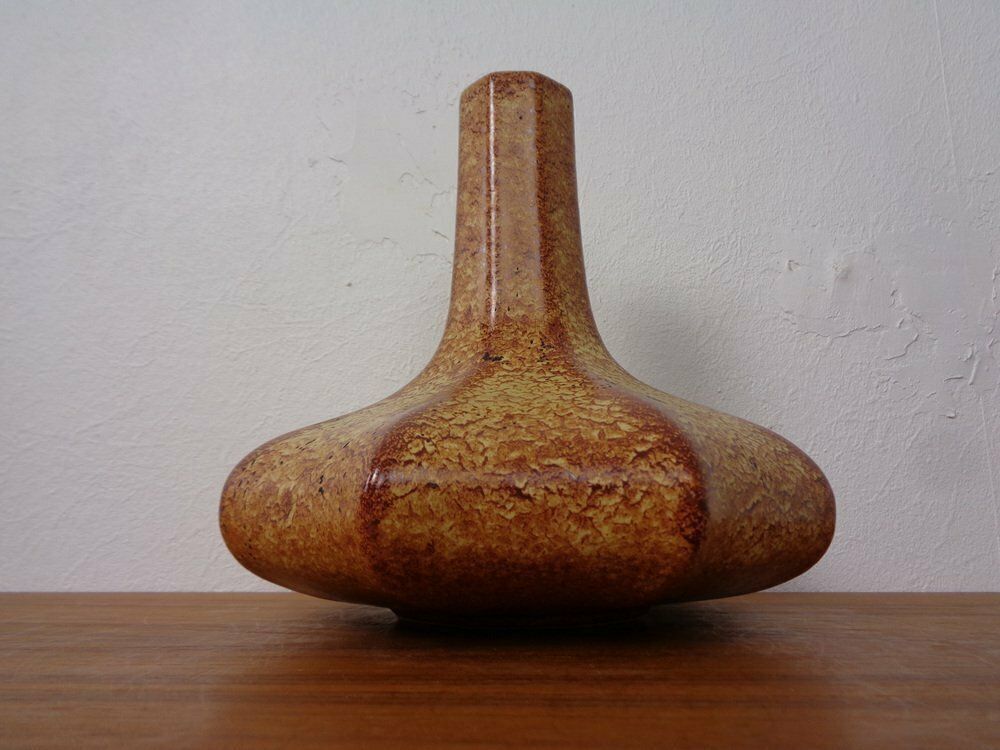 Italian Ceramic Vase By Roberto Rigon For Bertoncello, 1960s photo for sale