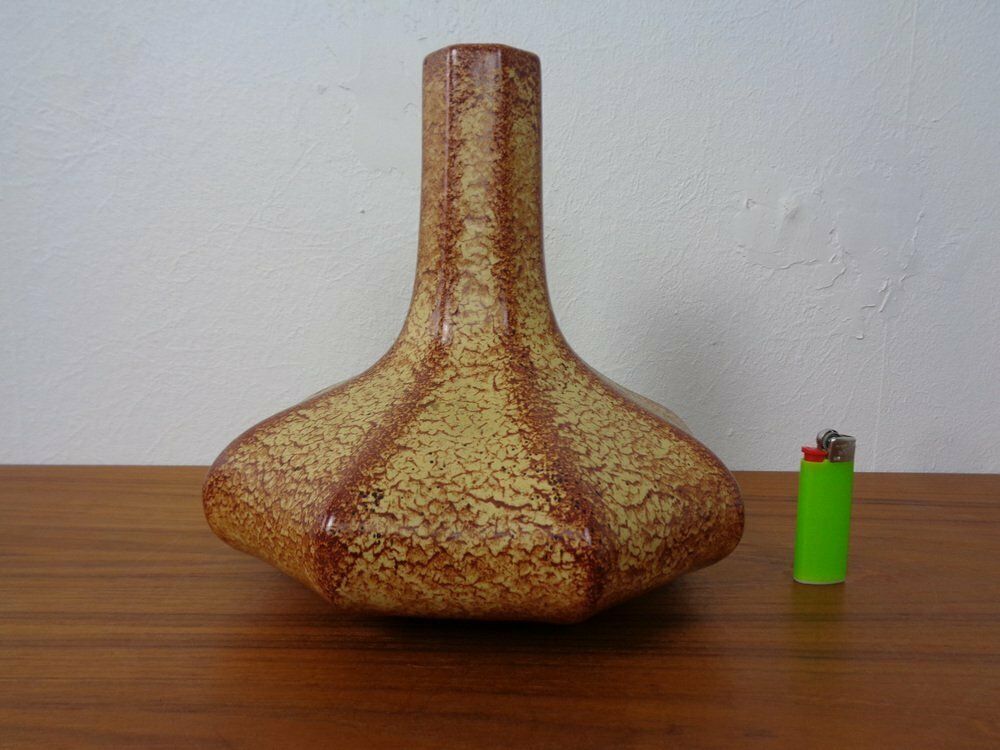 Italian Ceramic Vase By Roberto Rigon For Bertoncello, 1960s photo Home Decor