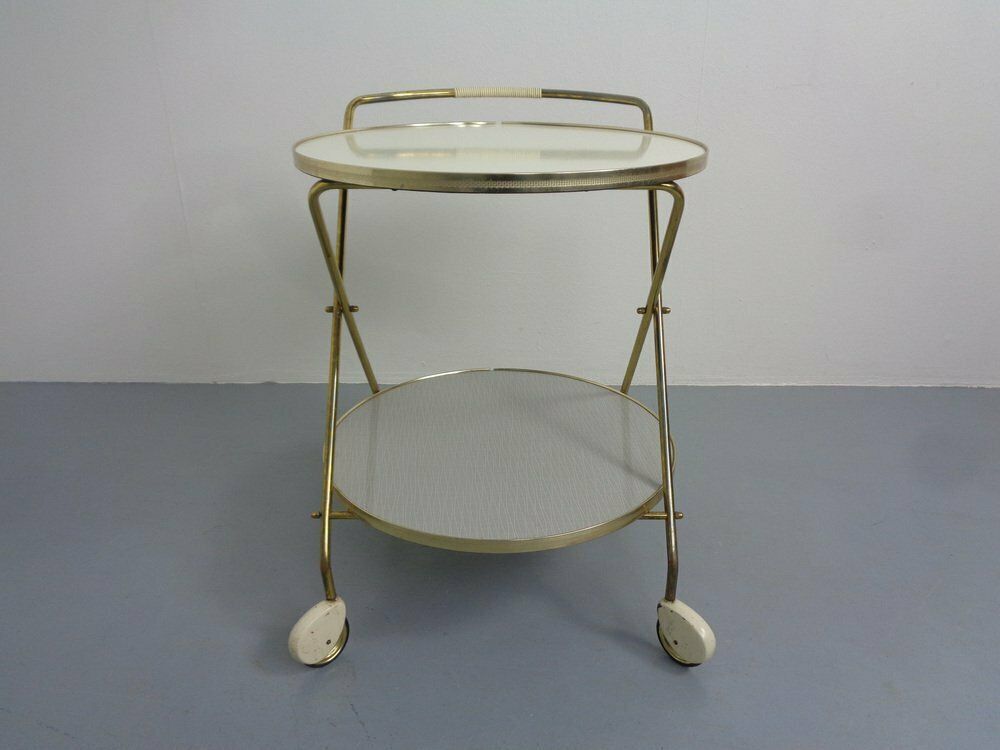 Mid Century Serving Bar Cart, 1960s photo vintage