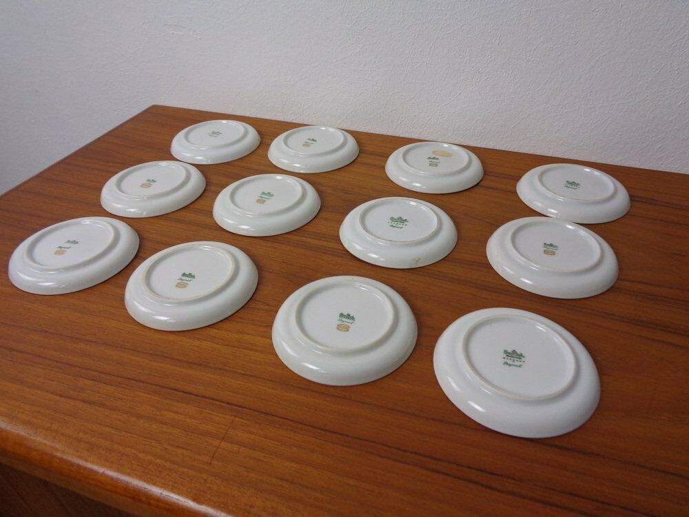 Porcelain Coasters By Raymond Peynet For Rosenthal Studio Line, 1960s, Set Of 12 photo vinterior