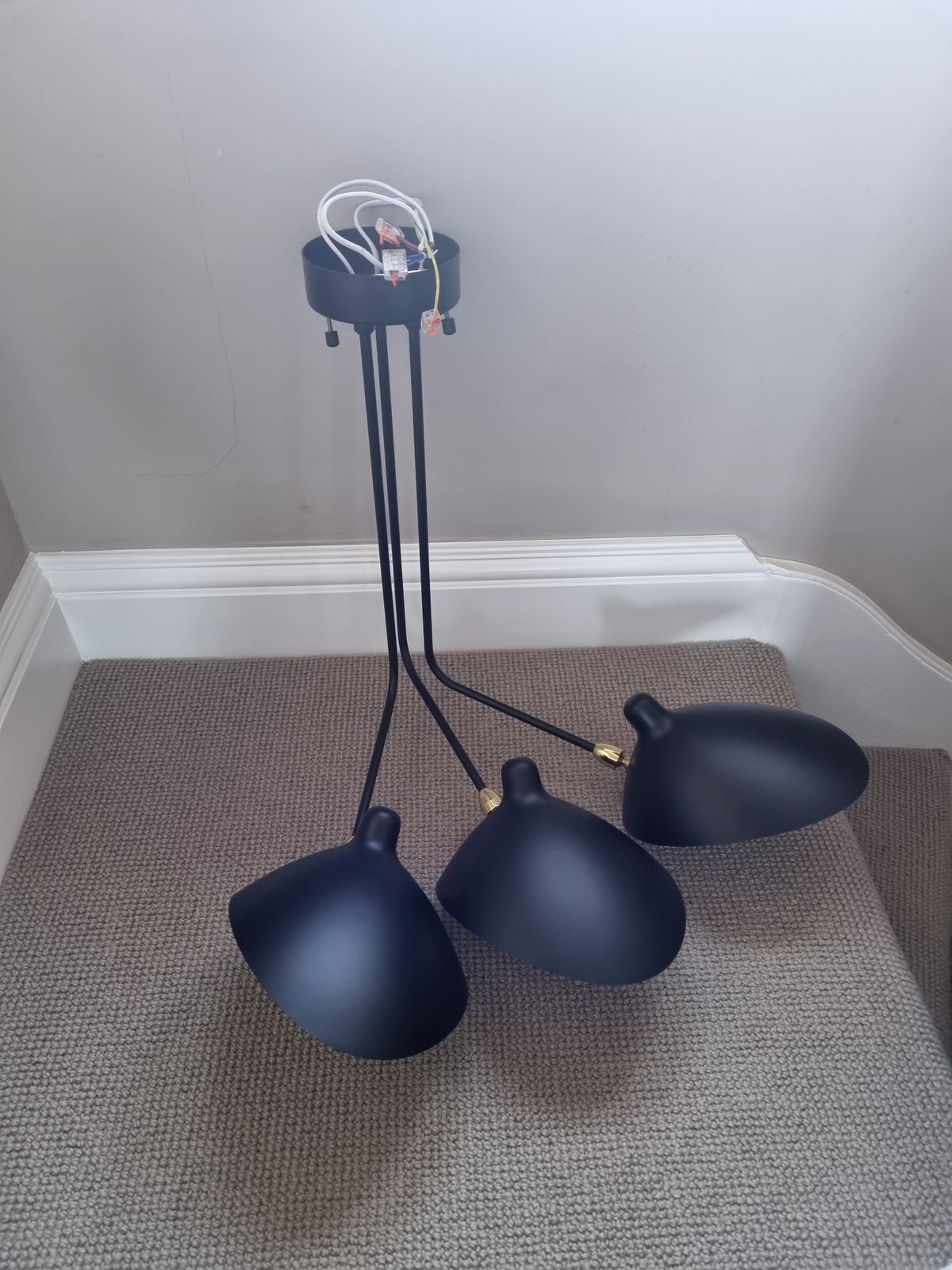 Swivel 3 Arm Ceiling Lamp photo furniture