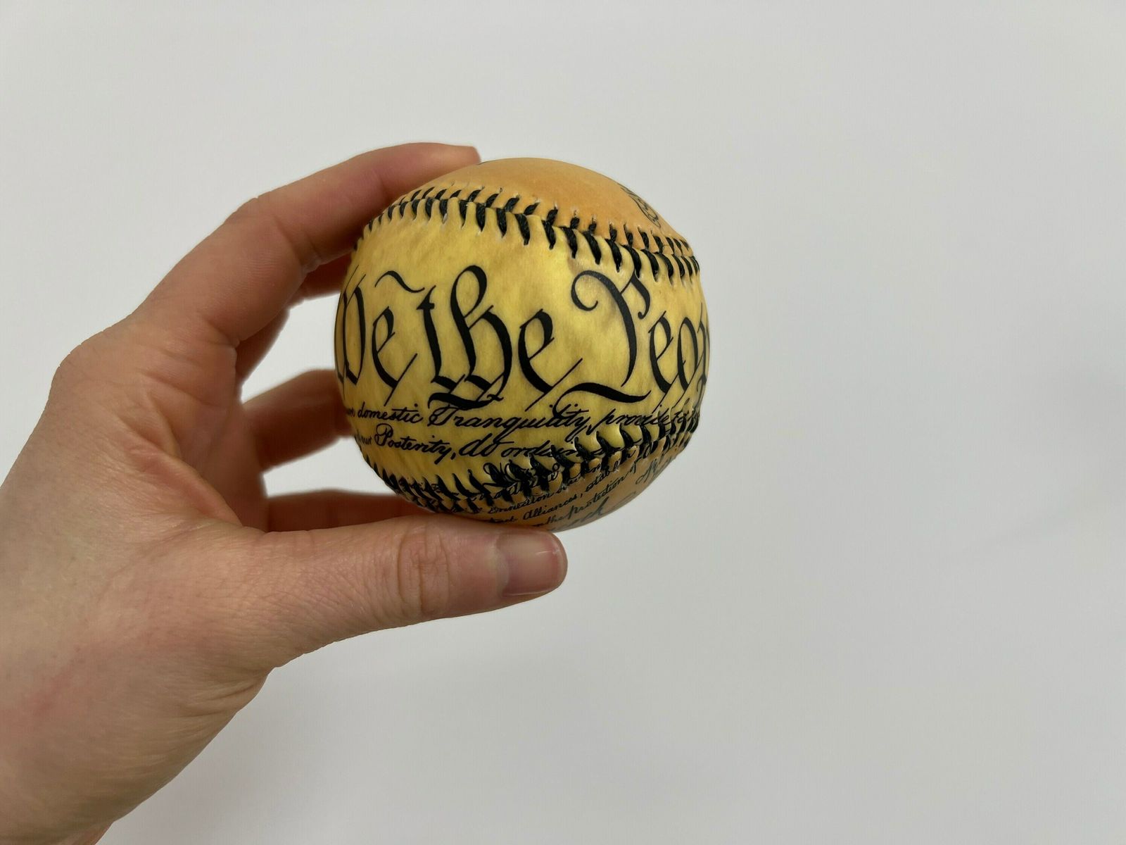 Constitution Of The United States Baseball (Ball), Constitution Preamble We The People, United States Constitution photo for sale
