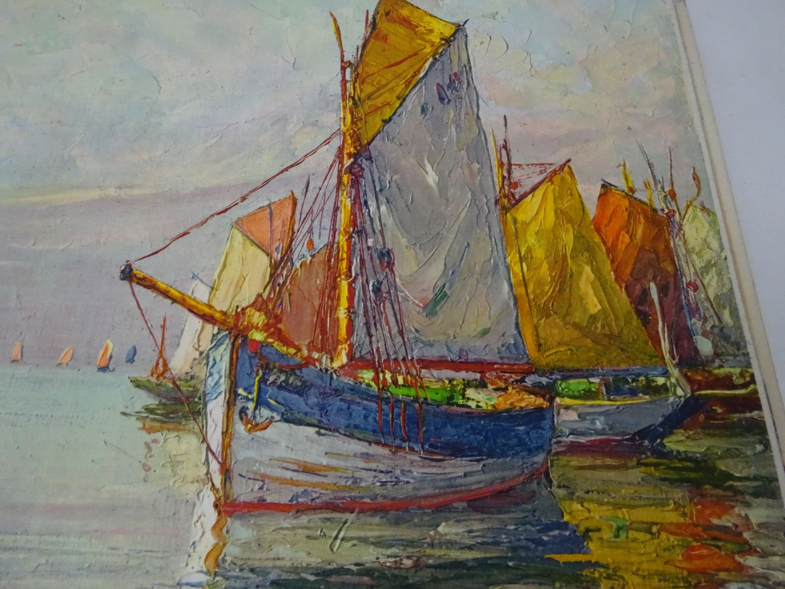 Art 3 Mid Century French Marine Litho Prints Andre Beronneau (Frameless) Stehli Freres photo