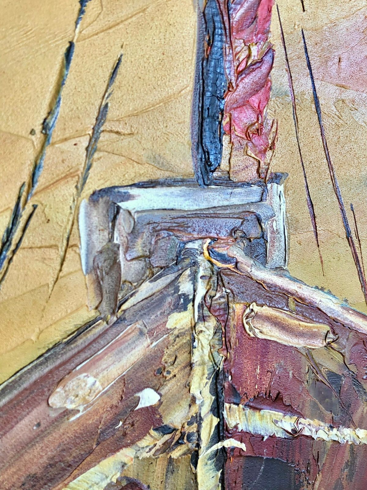Original Oil Painting By Danish Artist Erling Dyremose With Maritime Motive From The 1960s photo Art