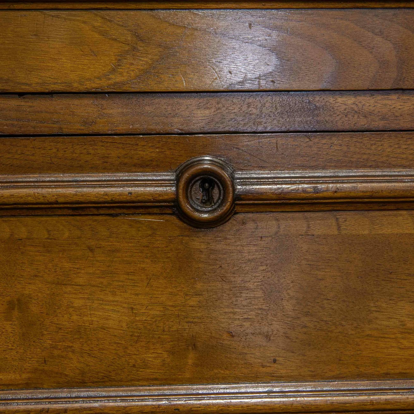 Late 19th Century French Walnut Chest Of Drawers photo vintage