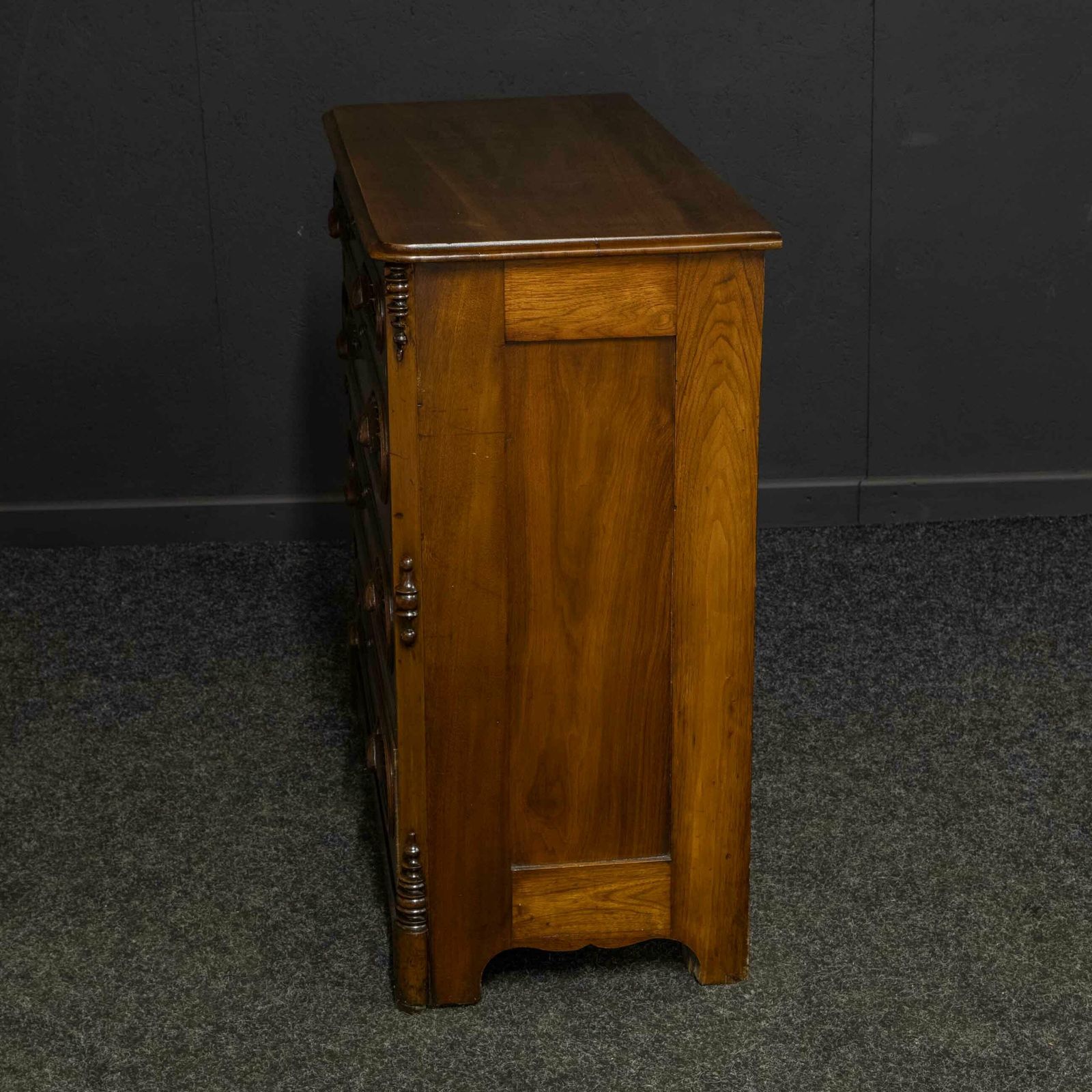 Furniture Late 19th Century French Walnut Chest Of Drawers photo