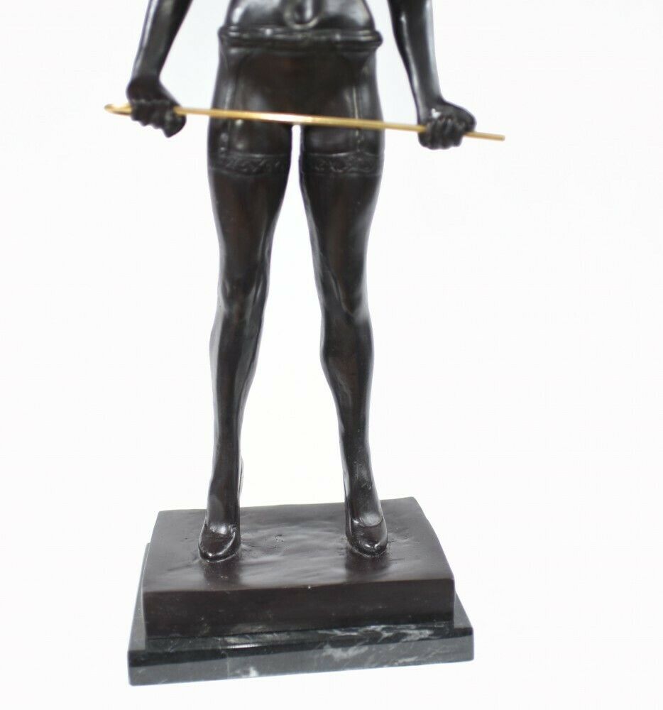 Erotic Bronze Statue   Dominatrix Bruno German Zach Nude photo Art