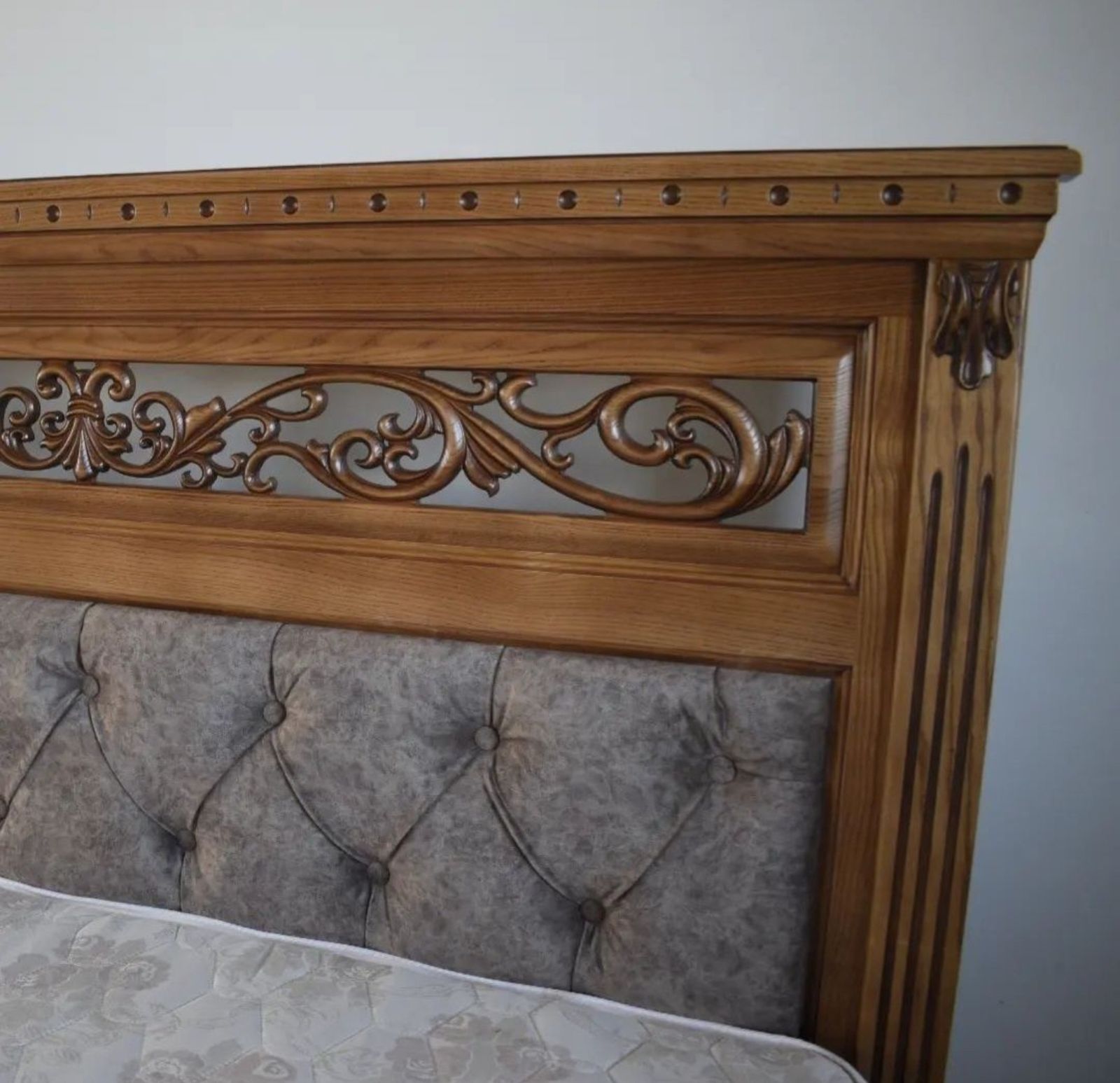 New Bed Natural Wood Ash Double