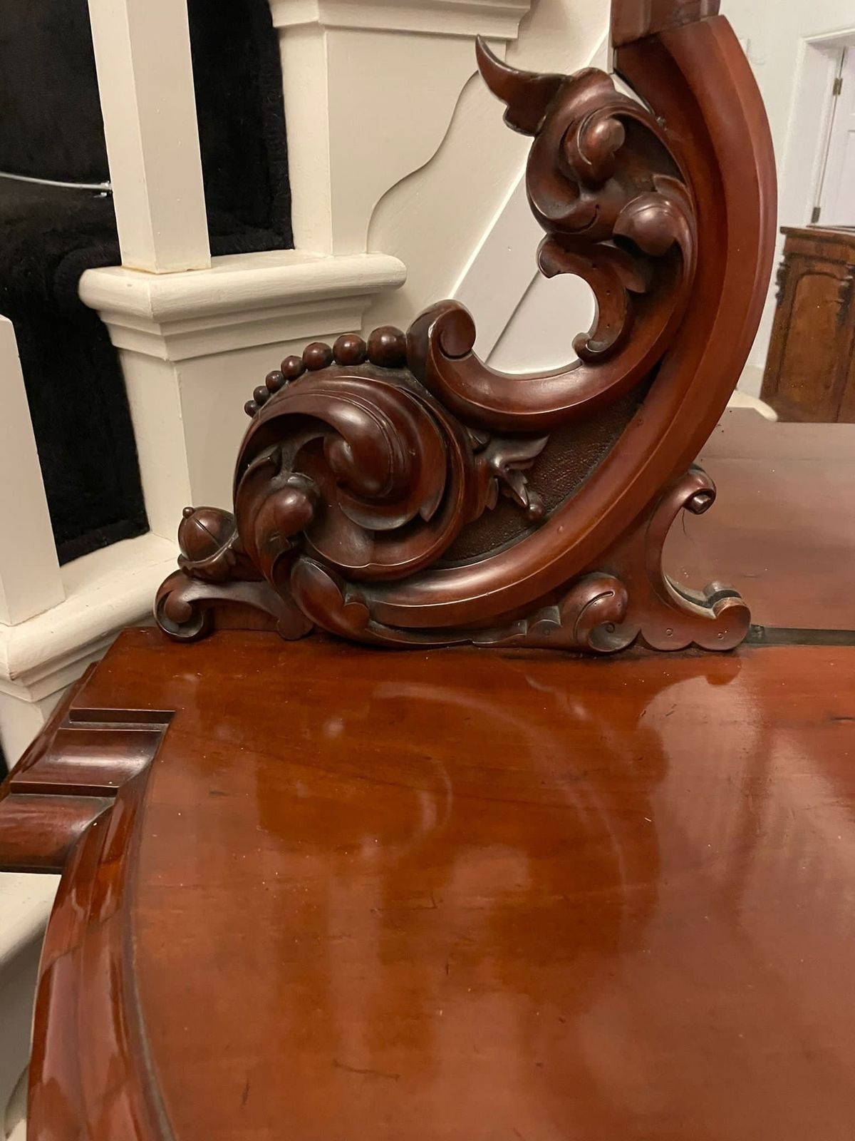 Outstanding Quality Antique 19th Century Carved Mahogany Sideboard photo buy