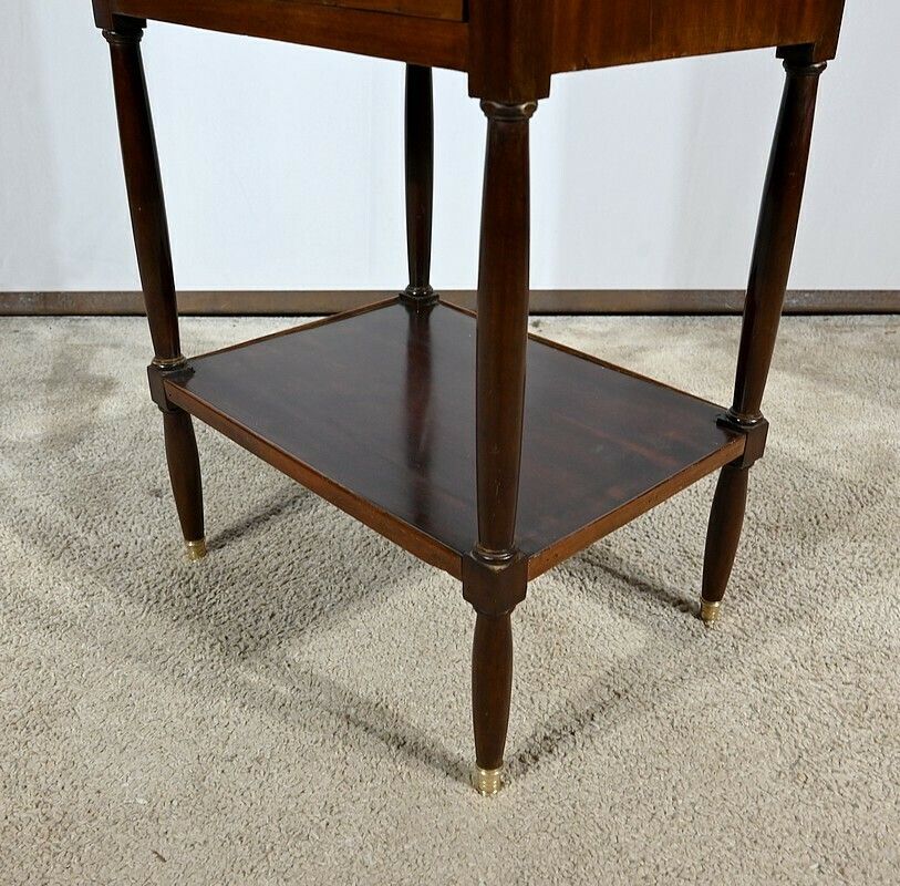 Small Mahogany Chiffonnière Living Room Table, Louis XVI – 18th Century photo buy