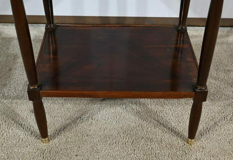 Small Mahogany Chiffonnière Living Room Table, Louis XVI – 18th Century photo vintage