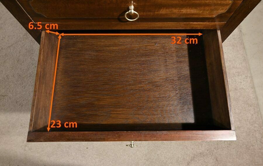 photo buy Small Mahogany Chiffonnière Living Room Table, Louis XVI – 18th Century