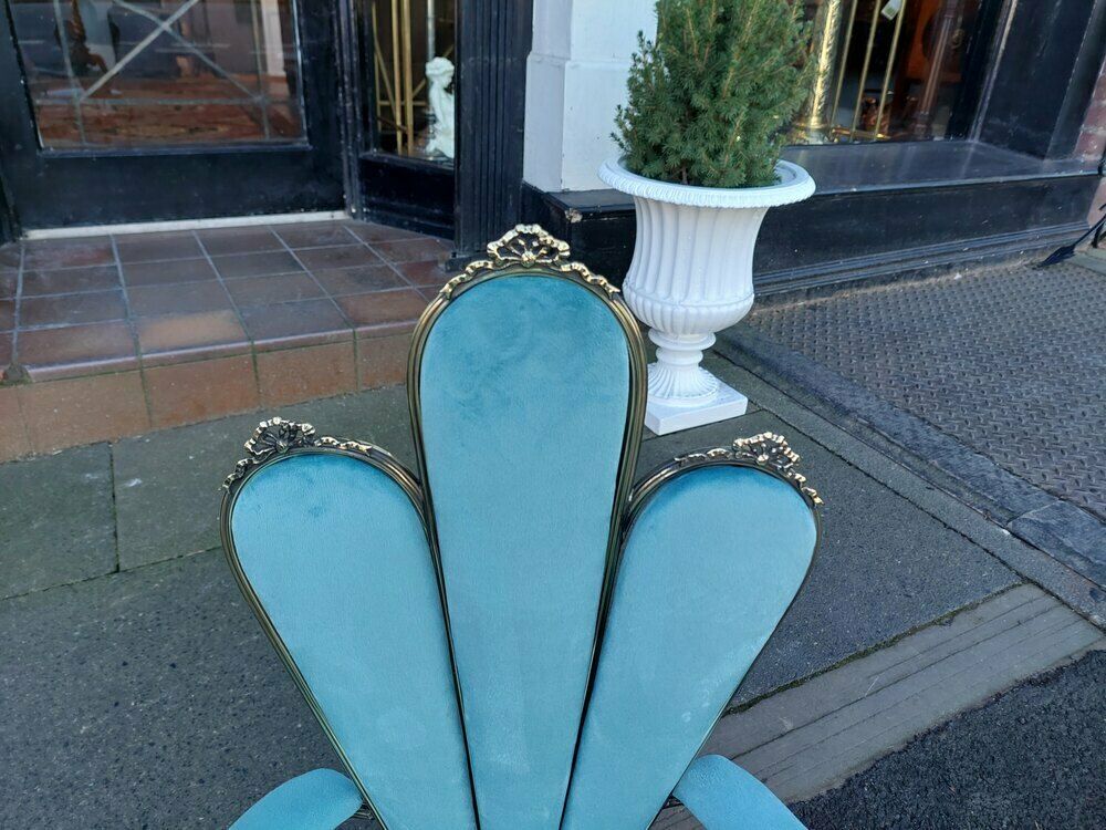 1920's Brass Framed Child's/Dolls Chair photo Furniture