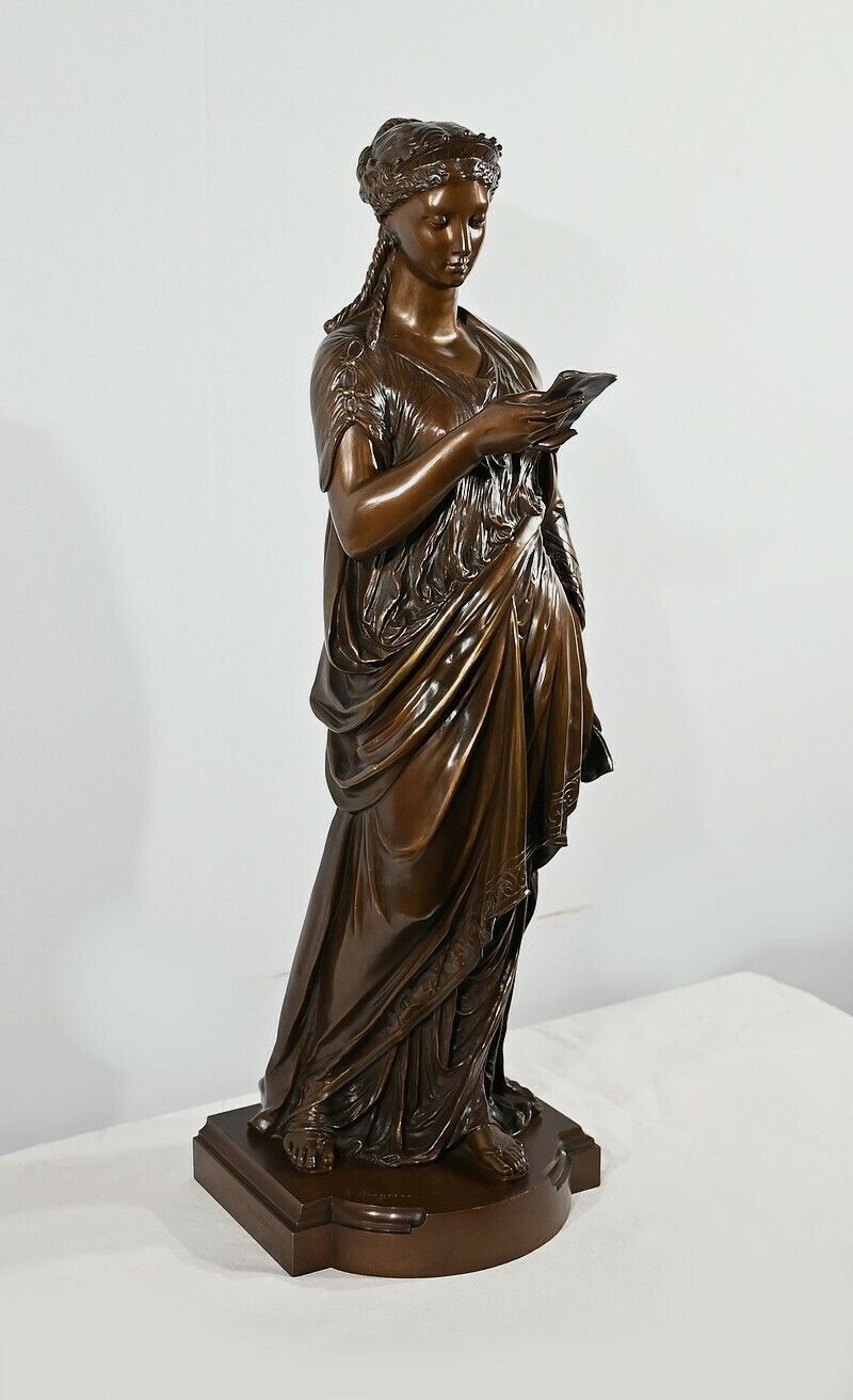 Important Bronze “The Letter” By Jl. Grégoire – Late 19th Century photo for sale