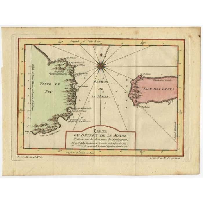Antique Map Of The Passage Between The Atlantic And Pacific Oceans, Circa 1753 photo furniture