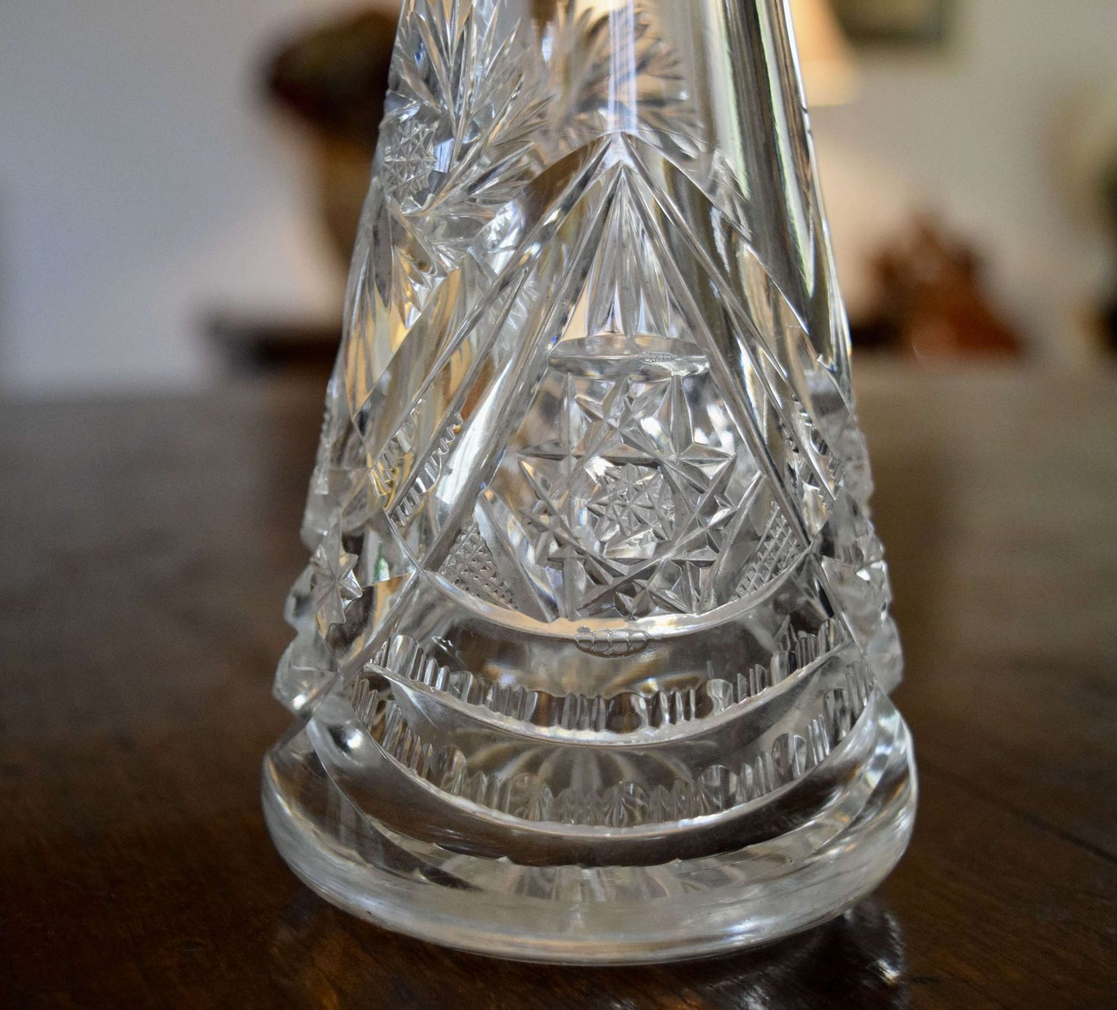 Small Edwardian Water Jug By Baccarat Or Possibly Bohemian photo furniture