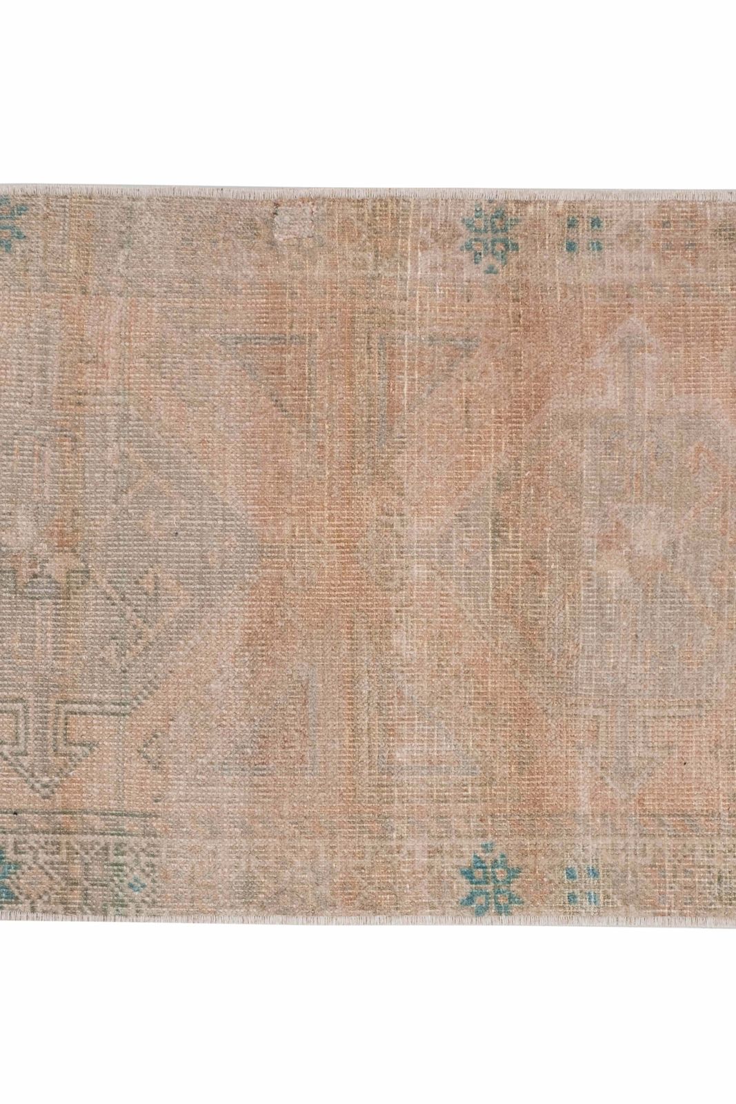 Pale Color Turkish Small Handmade Traditional Door Mat 57 X 122 Cm photo for sale