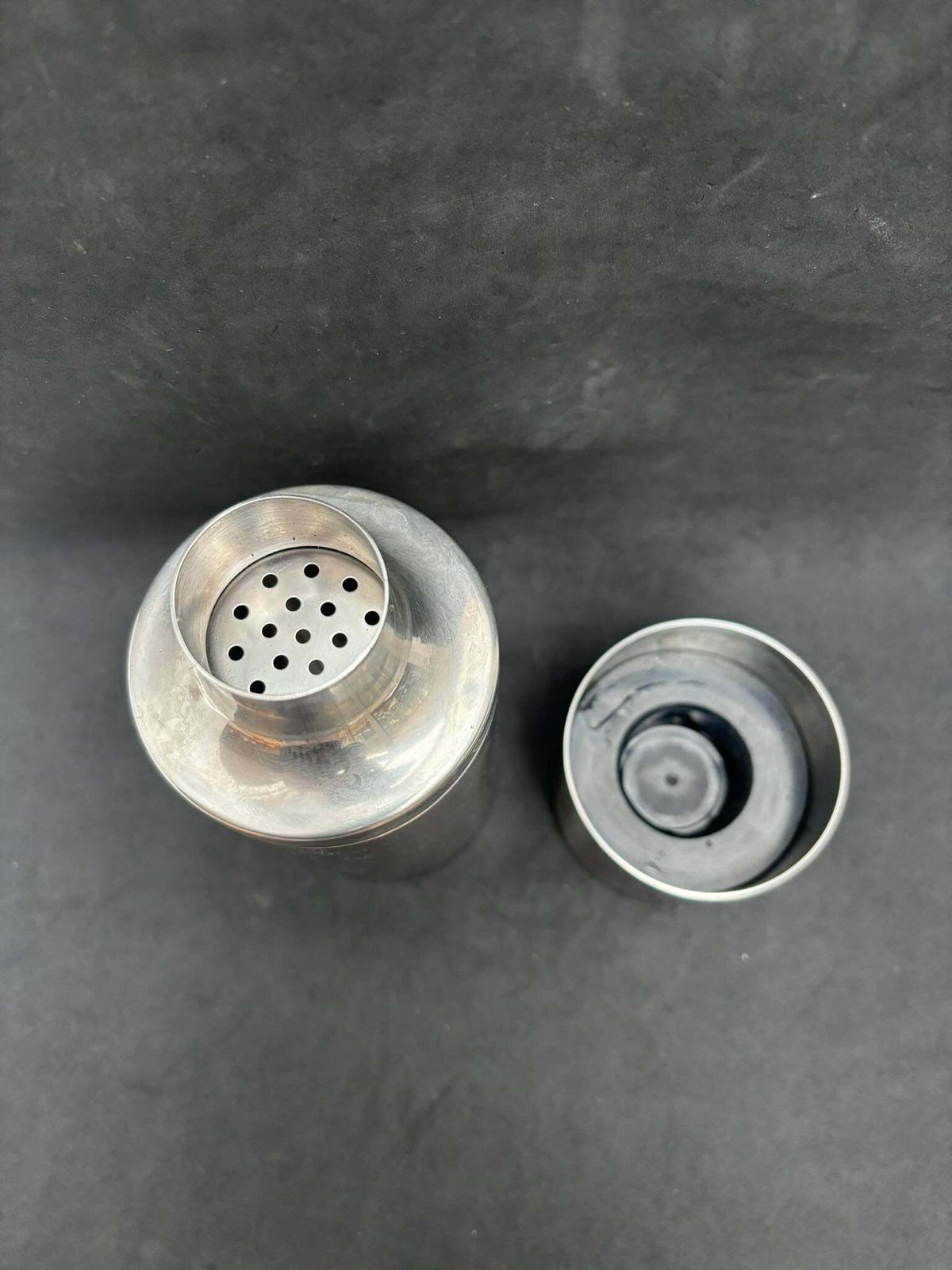Cocktail Shaker French Vintage Cocktail Shaker, Stainless Steel Shaker, Bar Accessories, Mid Century, Martini Shaker, Vintage Barware photo buy