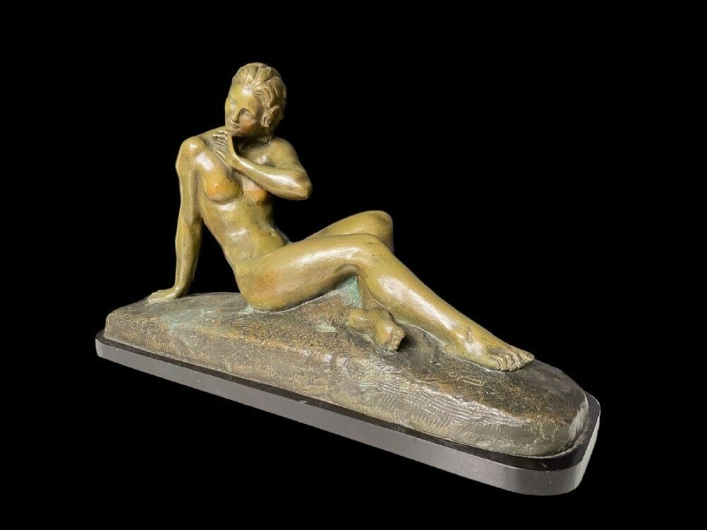 photo for sale Art Deco Bronze Sculpture  By Ugo Cipriani