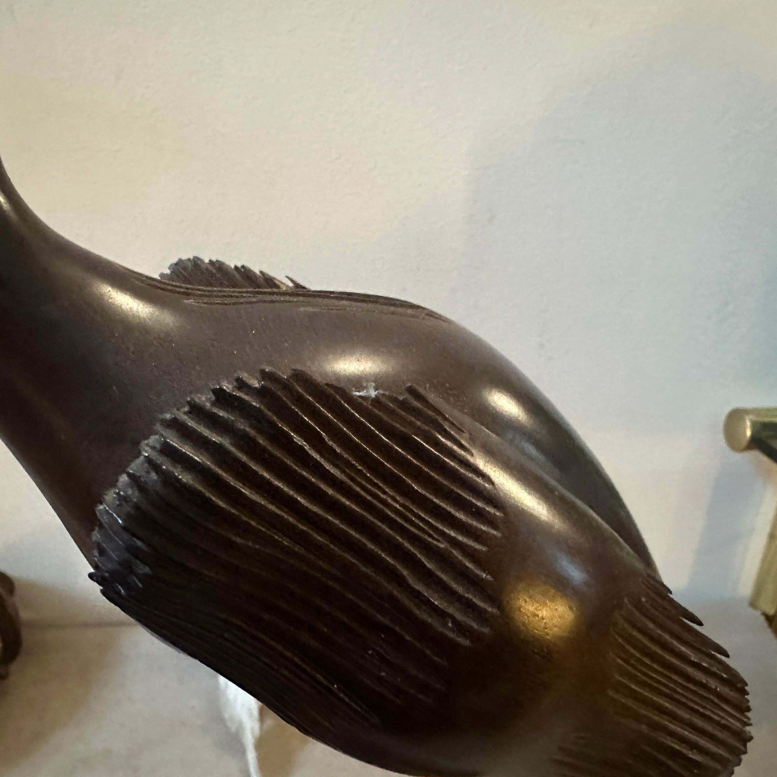 1950s Mid Century Modern Wood Table Lamp And Smoking Set By Aldo Tura For Macabo photo vintage