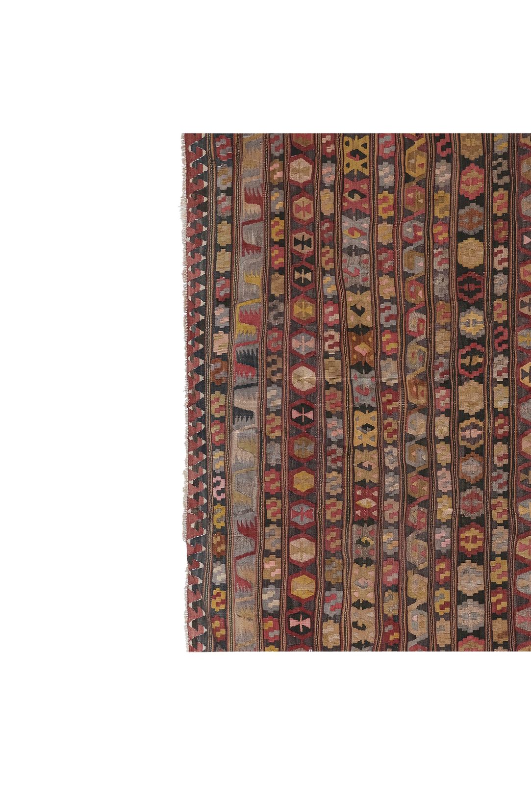 Turkish Kilim Handmade Wool Rug 158 X 242 Cm photo Textiles