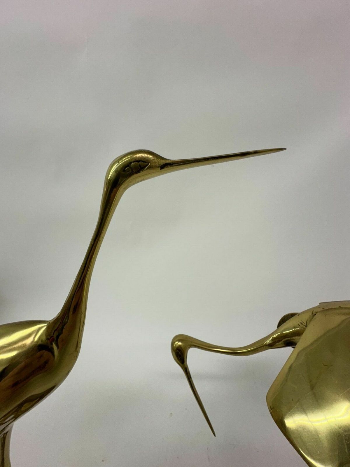 photo buy Grote Mid Century Design Messing Vogels, Jaren 1970