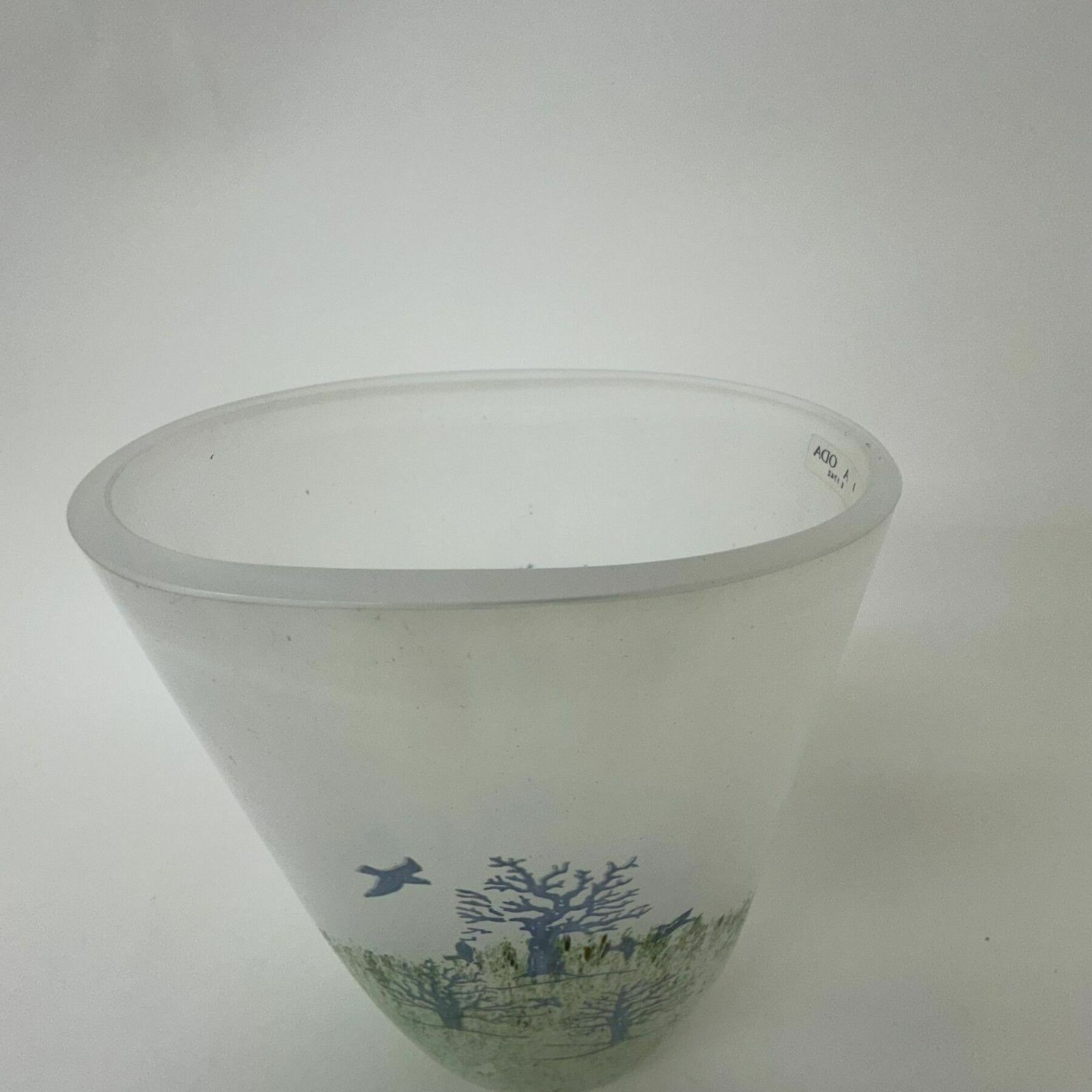 Kjell Engman For Kosta Boda Vase ‘Oktober’ , 1990’s photo vintage