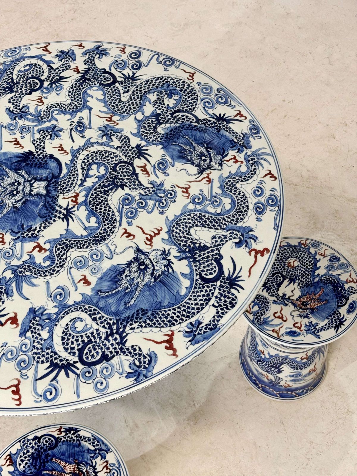 4000.0 Vintage Chinees Keramiek Tafelset photo