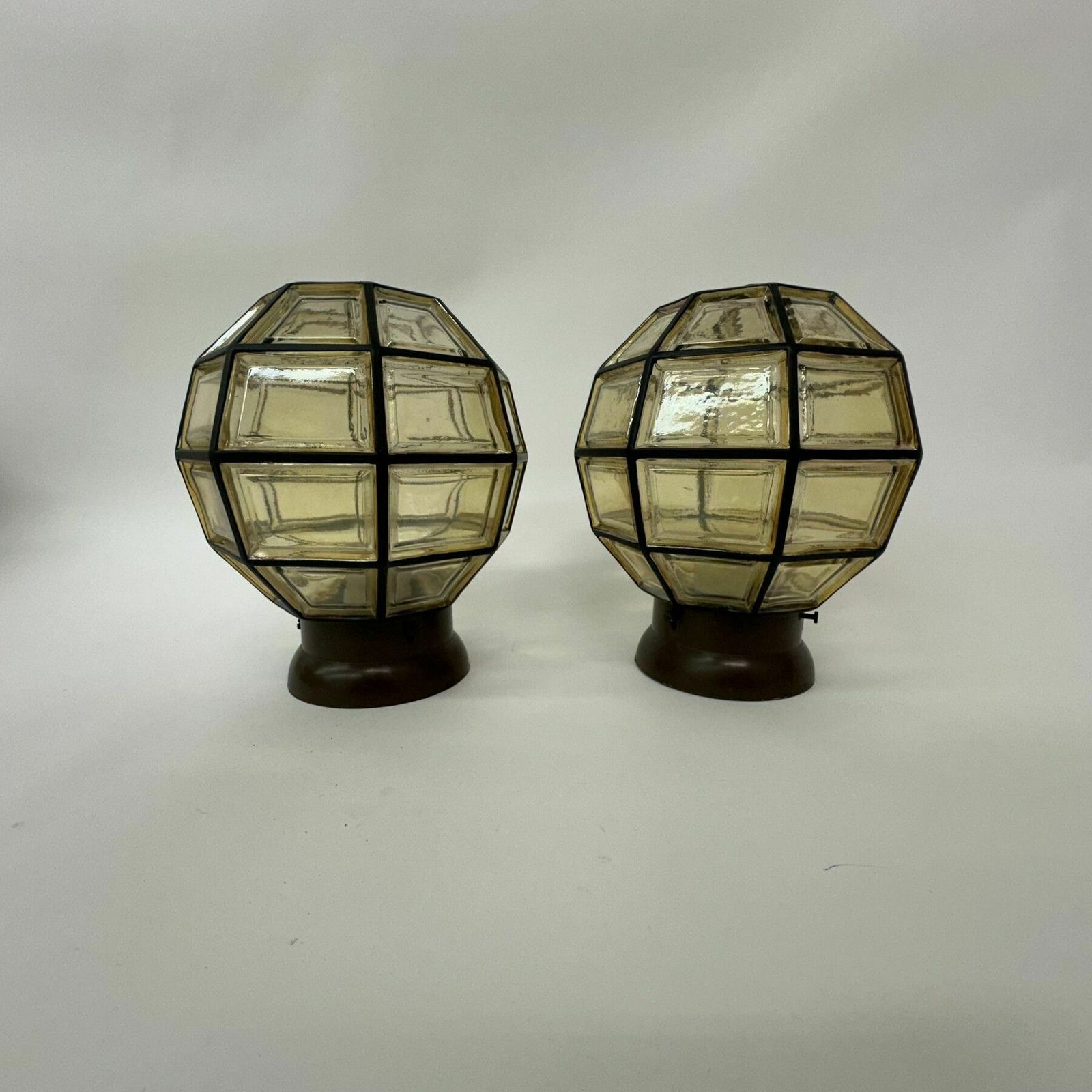 Set Of 2 Limburg Glashutte Germany Ceiling Lamps , 1960’s