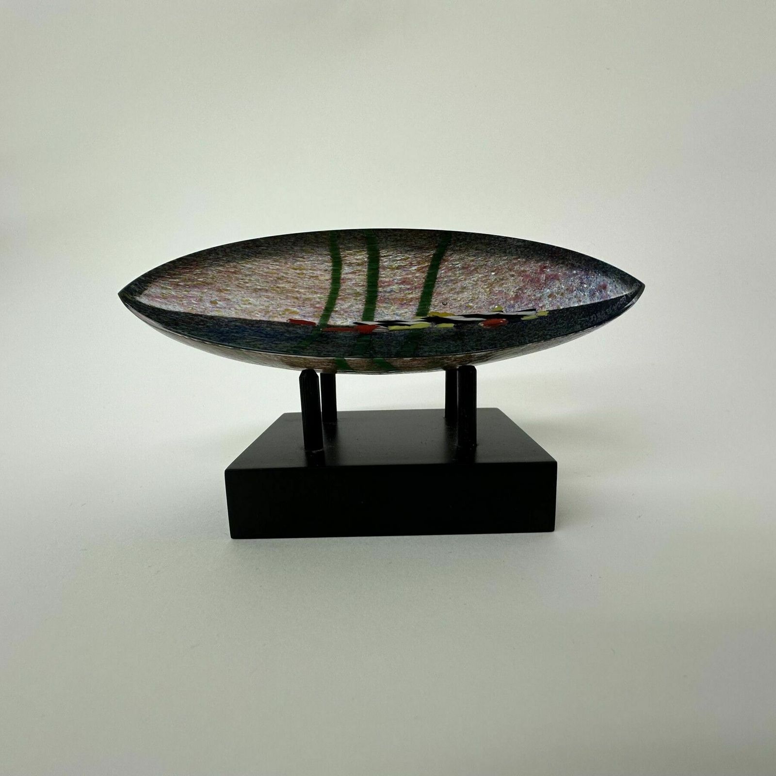 Bertil Vallien For Kosta Boda Glass Boat Sculpture Limited Edition Voyage
