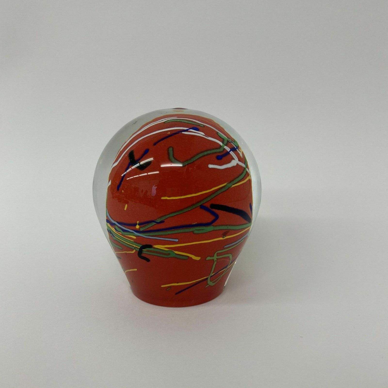 Carlos Pebaque Glass Sculpture Presse Papier , 1990’s Sweden photo 266.0