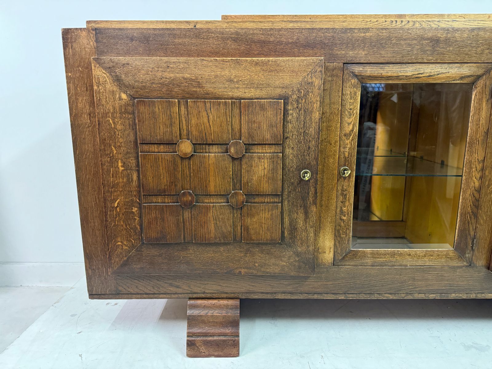 1930s Oak Sideboard By Gaston Poisson photo Furniture