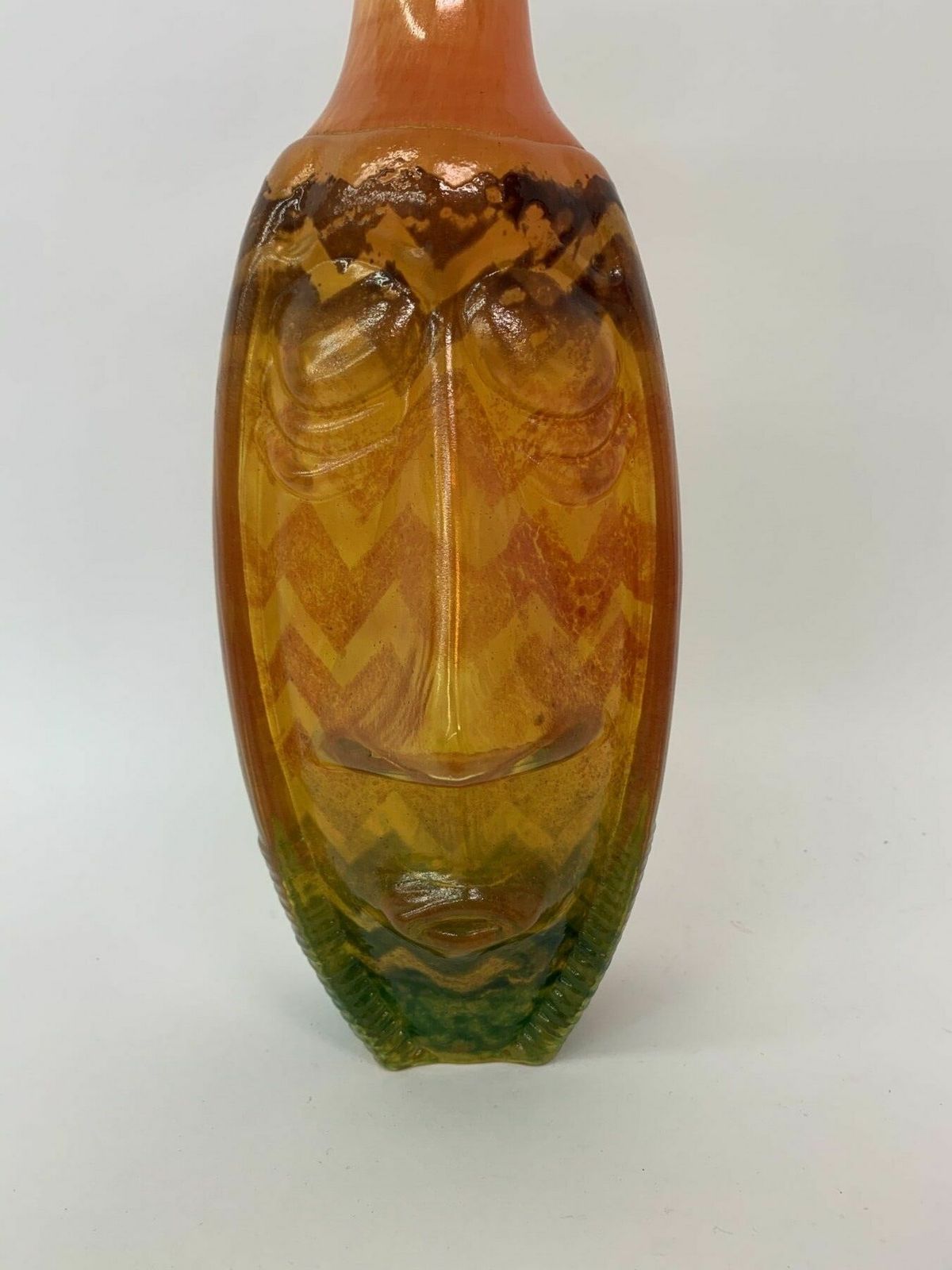 Rare Kjell Engman For Kosta Boda Sweden ‘Rio’ Face Vase photo for sale