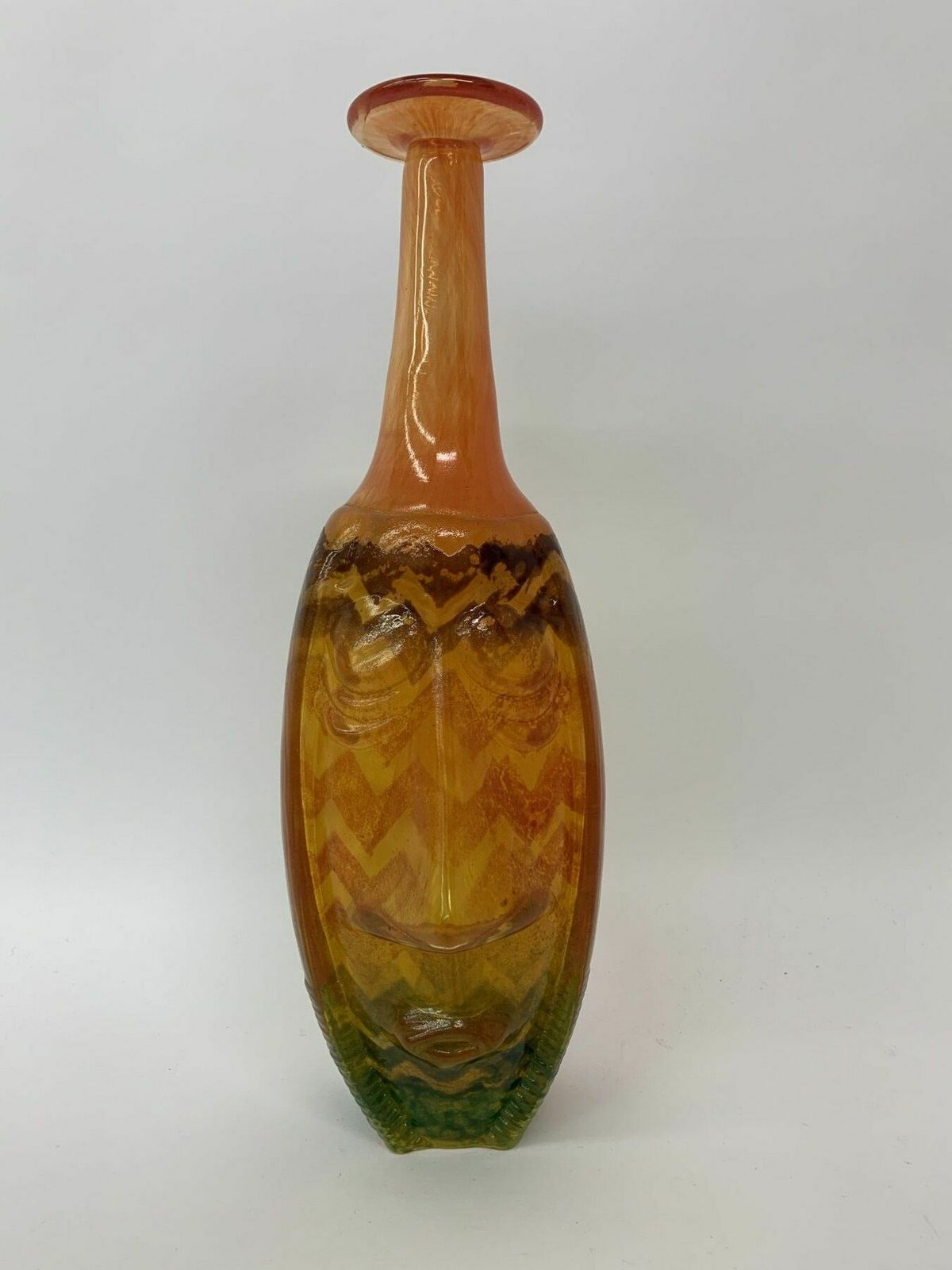 Rare Kjell Engman For Kosta Boda Sweden ‘Rio’ Face Vase photo Home Decor