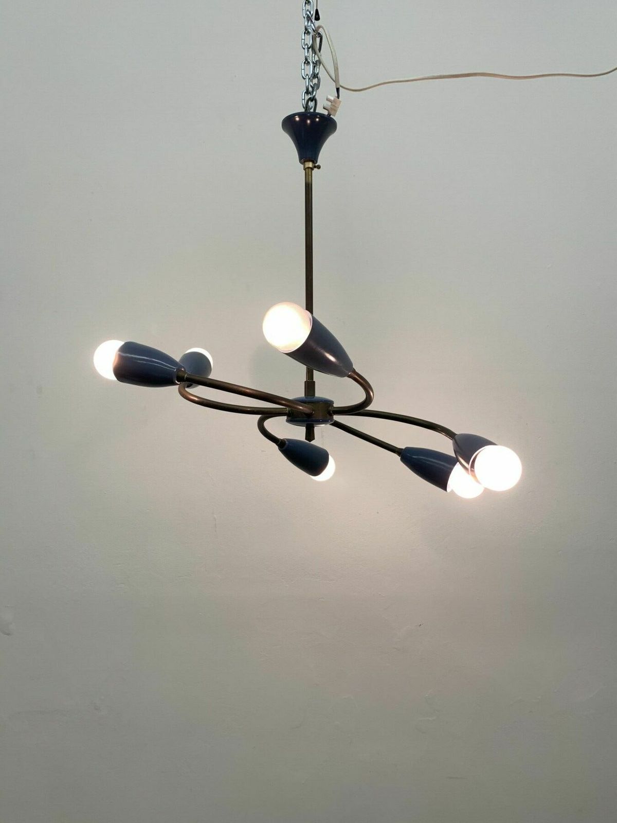 Mid Century Spider Hanglamp, Ca. Jaren 1950 photo furniture
