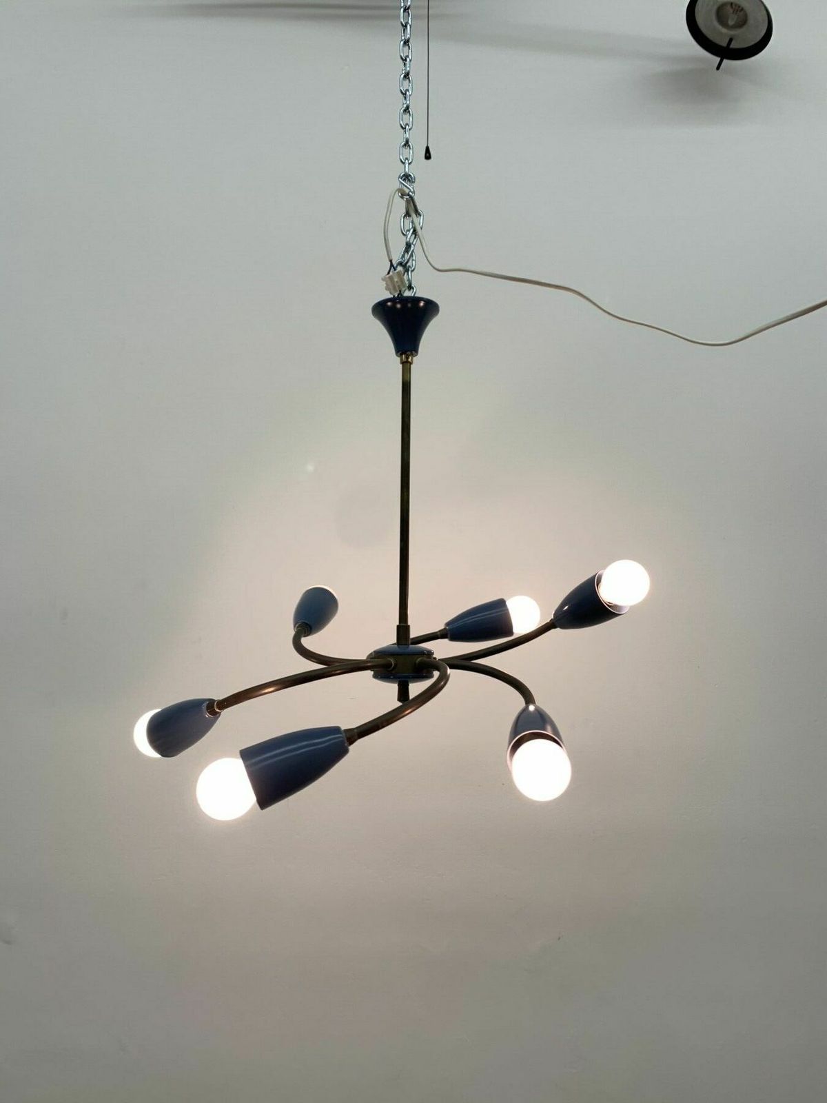 photo buy Mid Century Spider Hanglamp, Ca. Jaren 1950