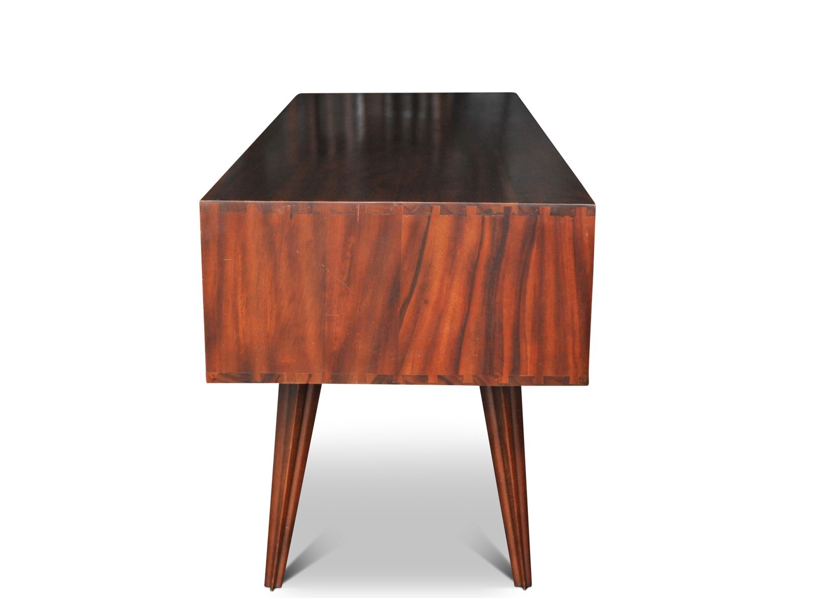 An Impressive Hardwood And Reclaimed Timber Desk Befit With Five Drawers & Gilded Handles Ol photo furniture