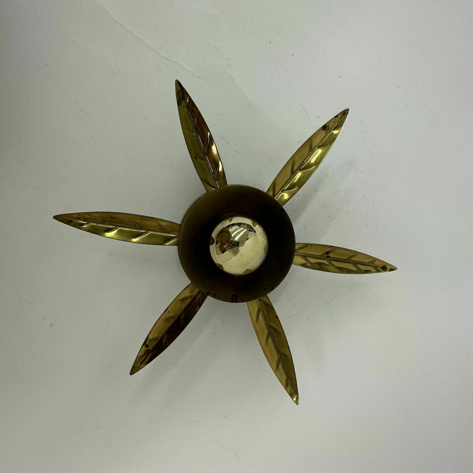 Mid Century Wandlamp Bloem, Ca. Jaren 1950
