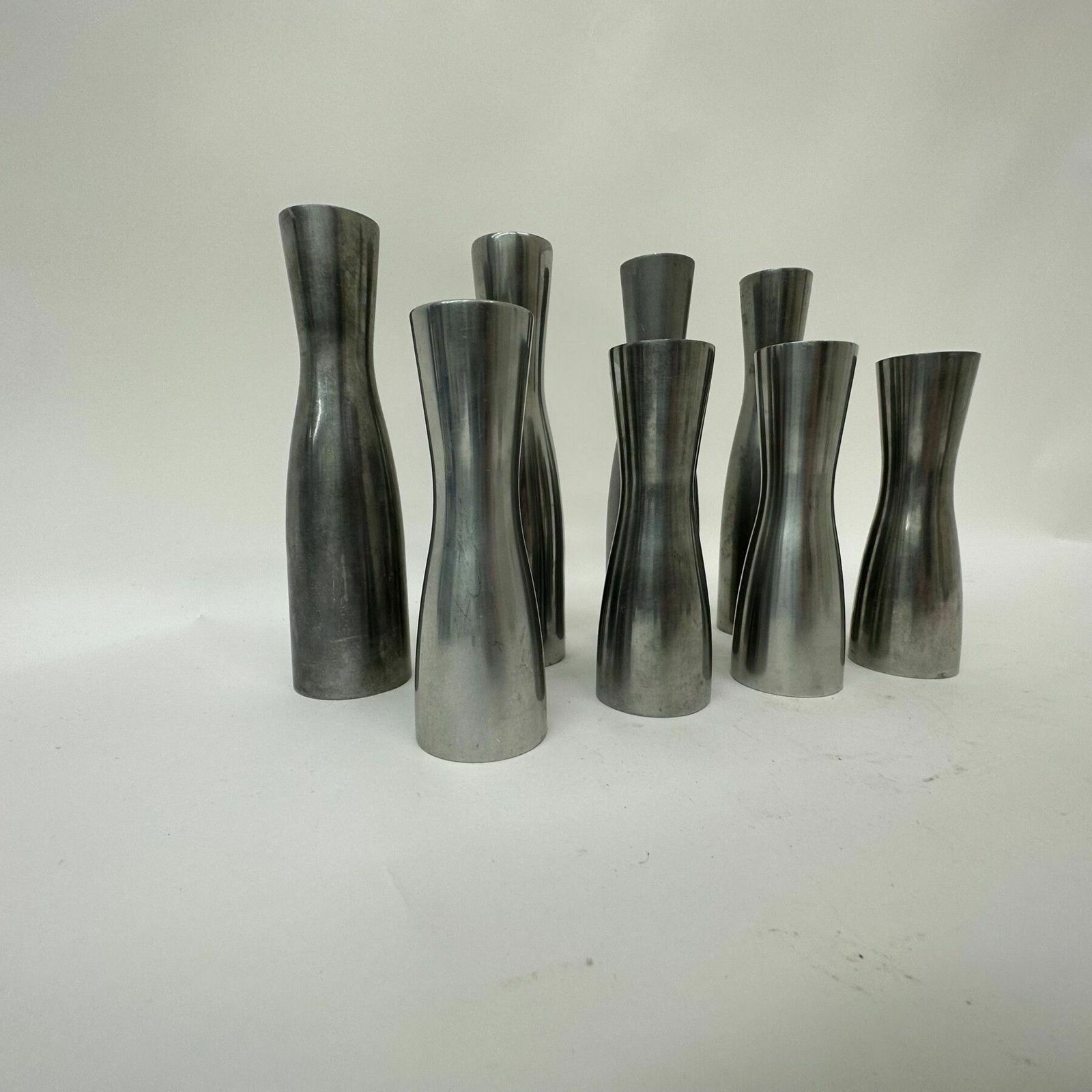 Set Of 8 Vintage Minimalist Ikea Candle Sticks By Erika Pekkari For Ikea 1990’s photo for sale