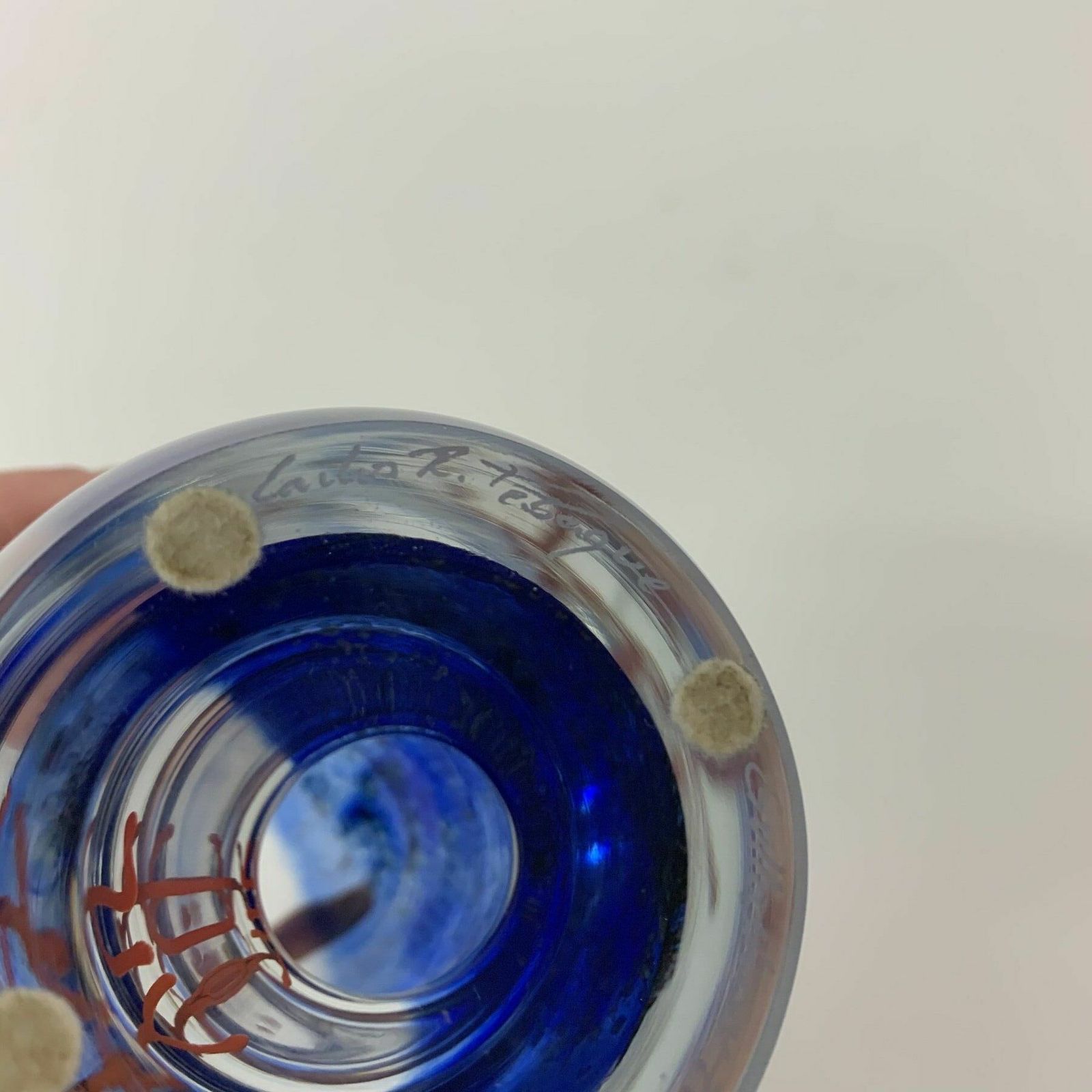 Art Carlos Pebaque Glass Sculpture , 1980’s photo