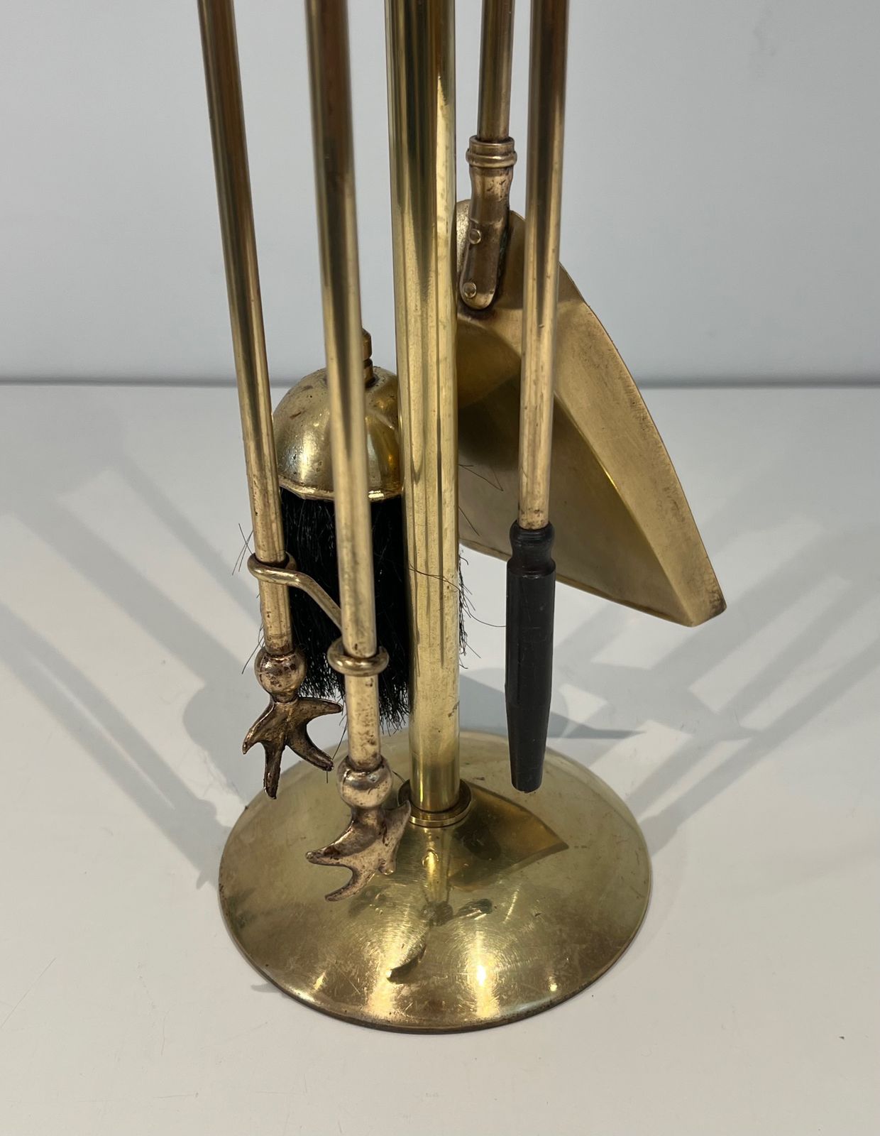 Brass Fire Kit Pineapple Model In The Style Of Maison Jansen photo buy