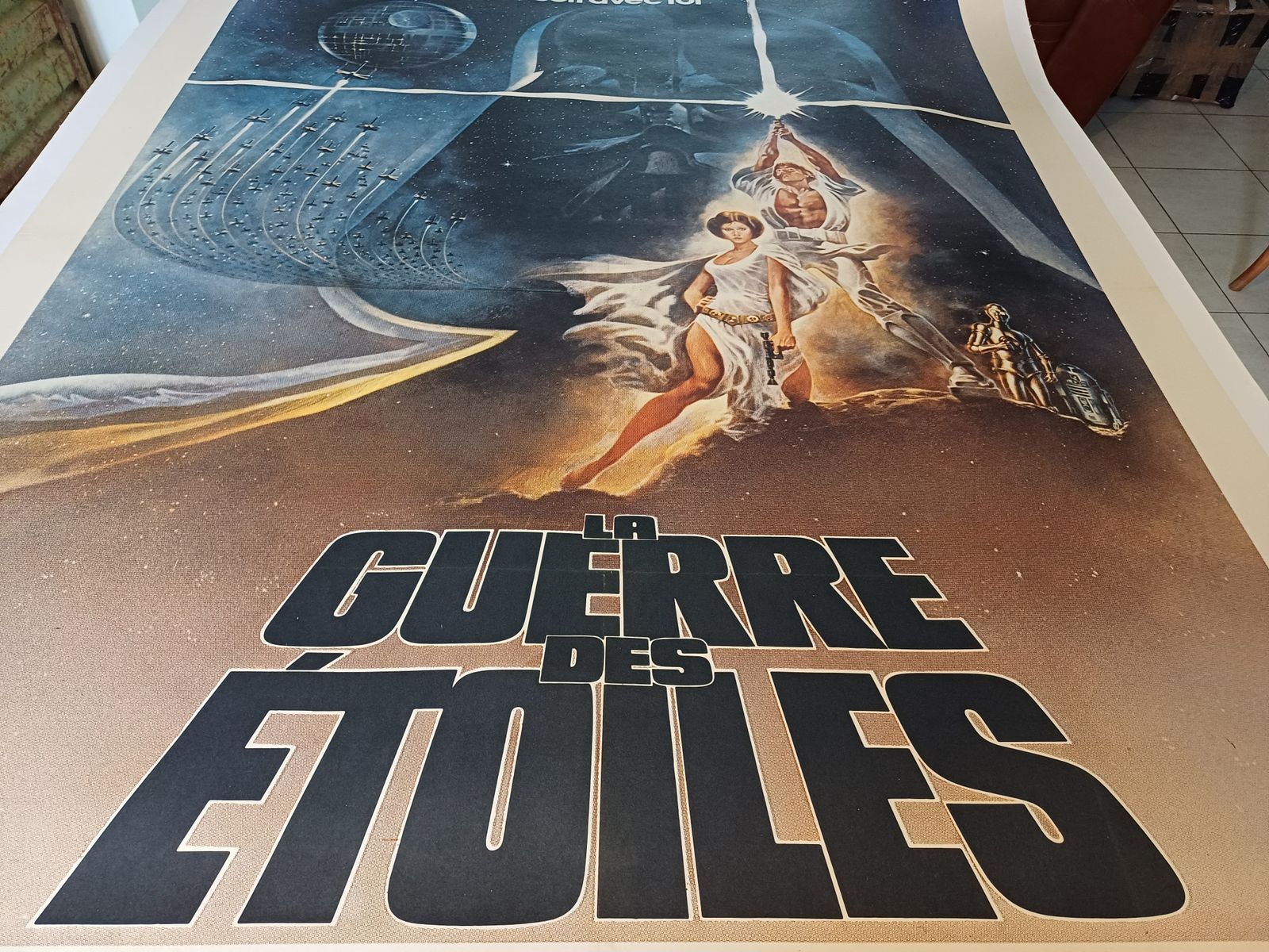 Star Wars Cinema Poster 1977 1st Release 120 By 160 photo vinterior