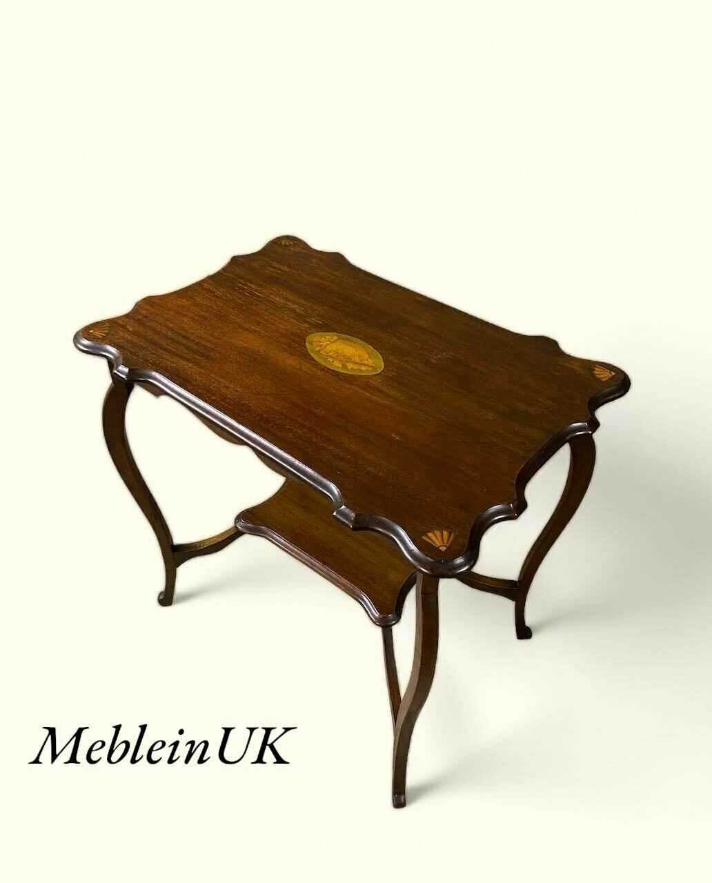 Antique Side Table / English, Edwardian Circa 1910 / Rosewood Detales