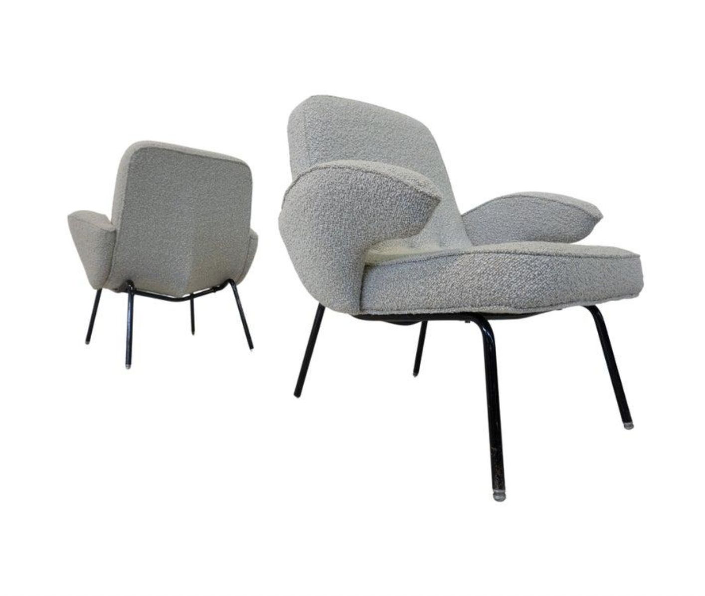Mid Century Pair Of Armchairs, 1950s – New Upholstery photo 2240.0