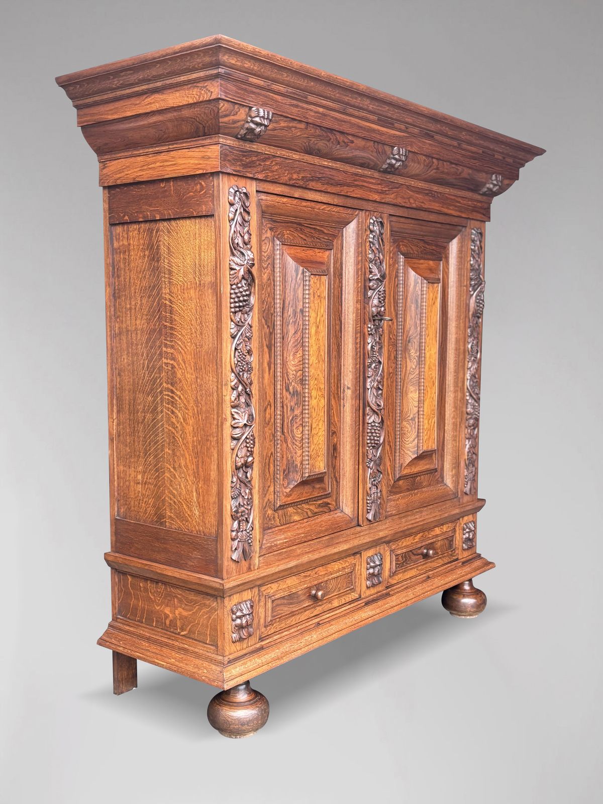 19th Century Dutch Rosewood Renaissance Cabinet photo 2950.0