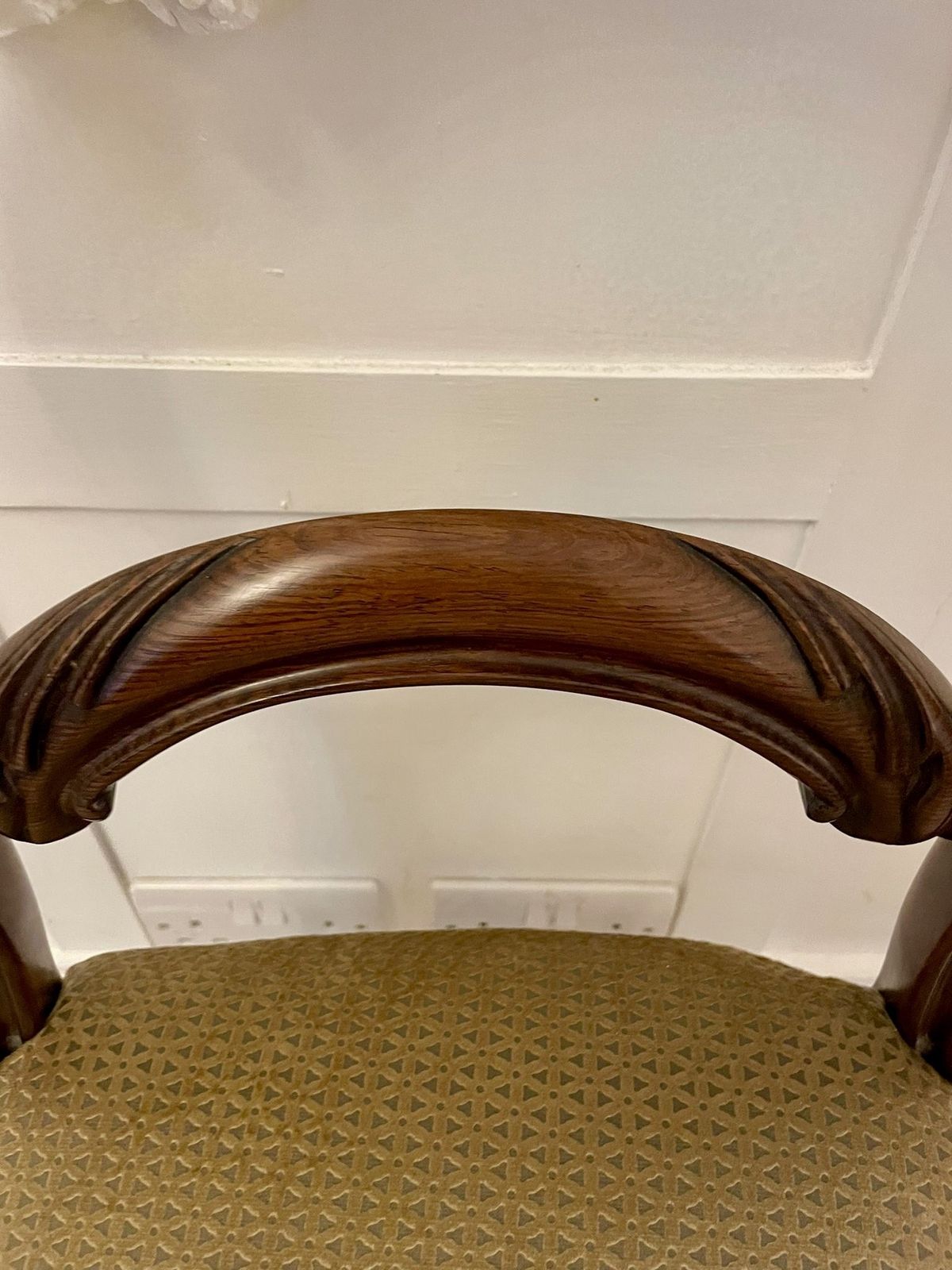 Set Of 6 Antique 19th Century Quality Rosewood Dining Chairs photo furniture