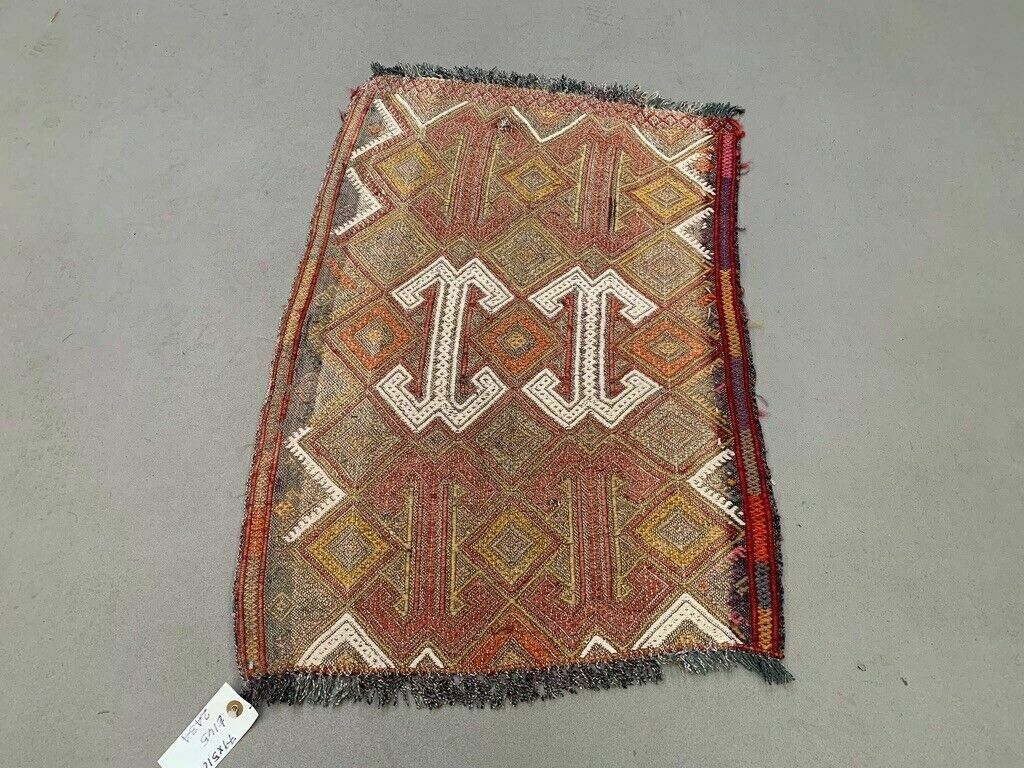 Vintage Turkish Mini Kilim 79x51 Cm Wool Small Kelim Runner, Shabby Chic photo furniture