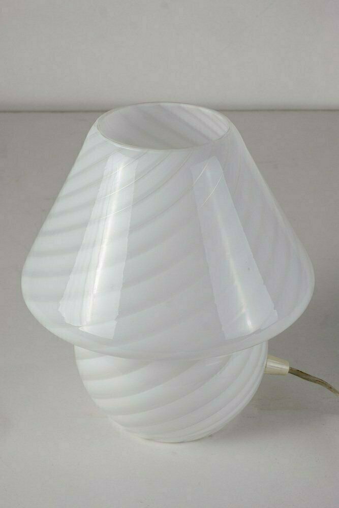 Swirl Mushroom Table Lamp In Murano Glass By Paolo Venini photo 300.0
